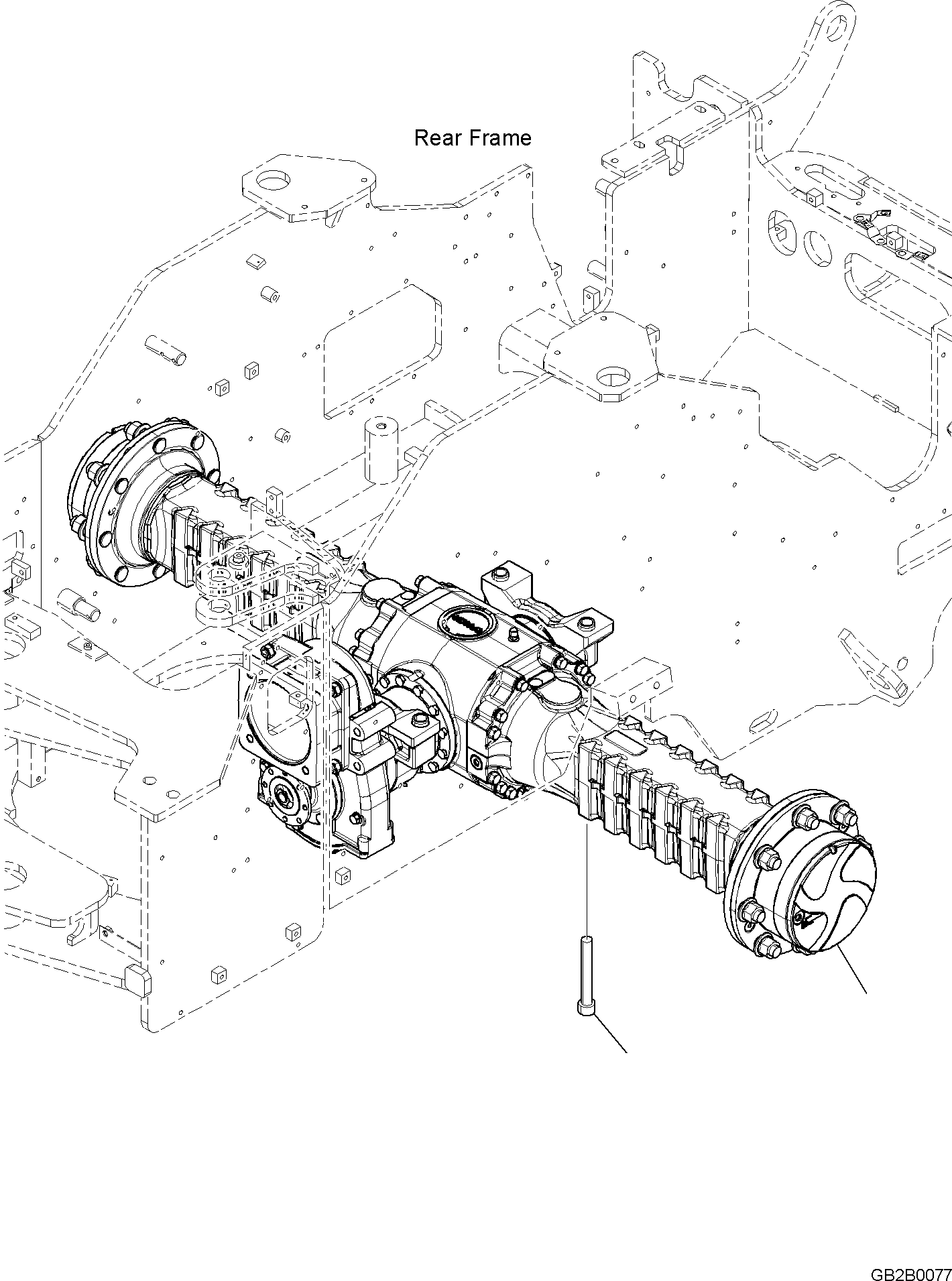 Болт 01253-A2040 KOMATSU