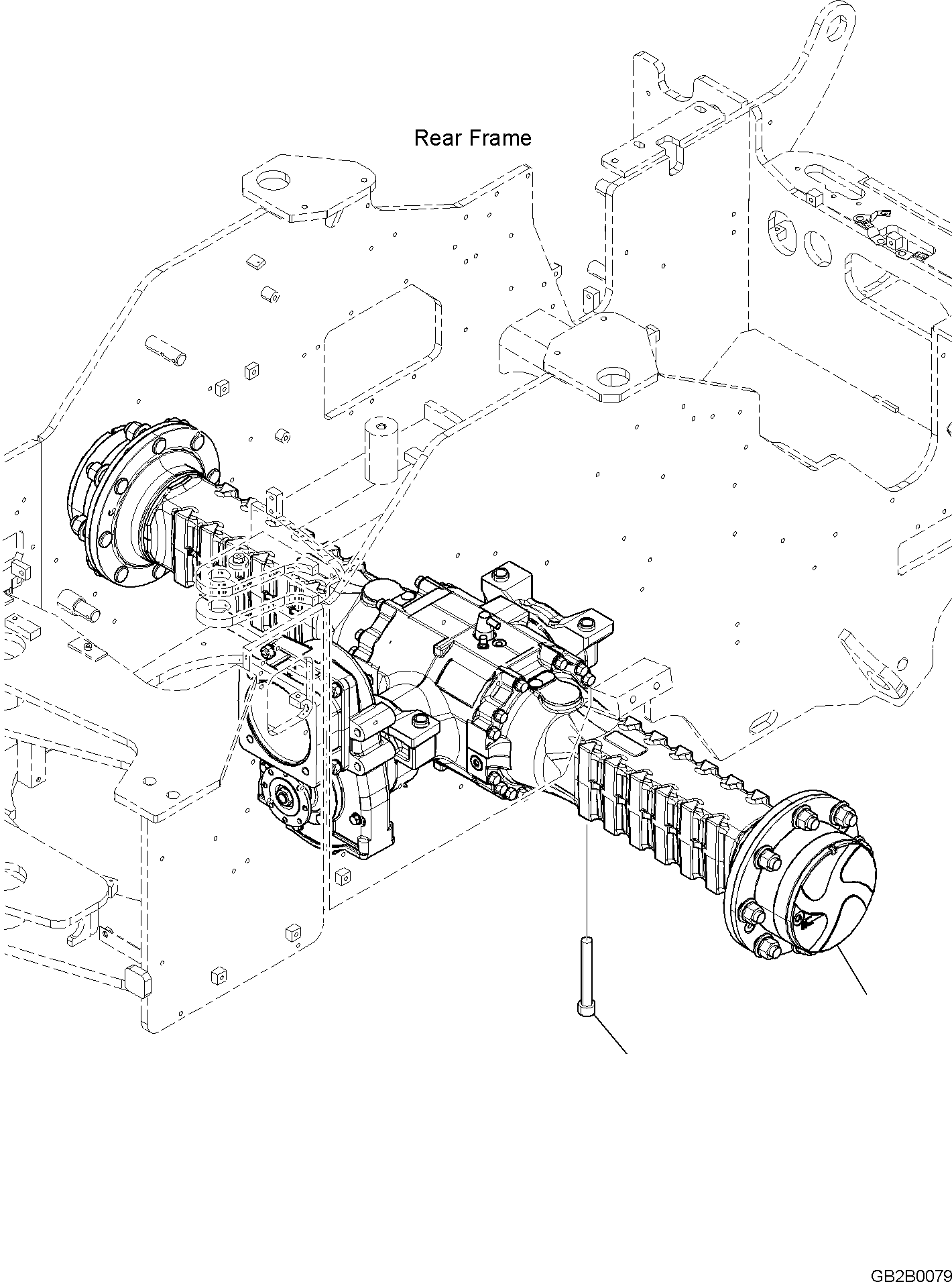 REAR AXLE, ASSEMBLY (42W-23-51120) KOMATSU