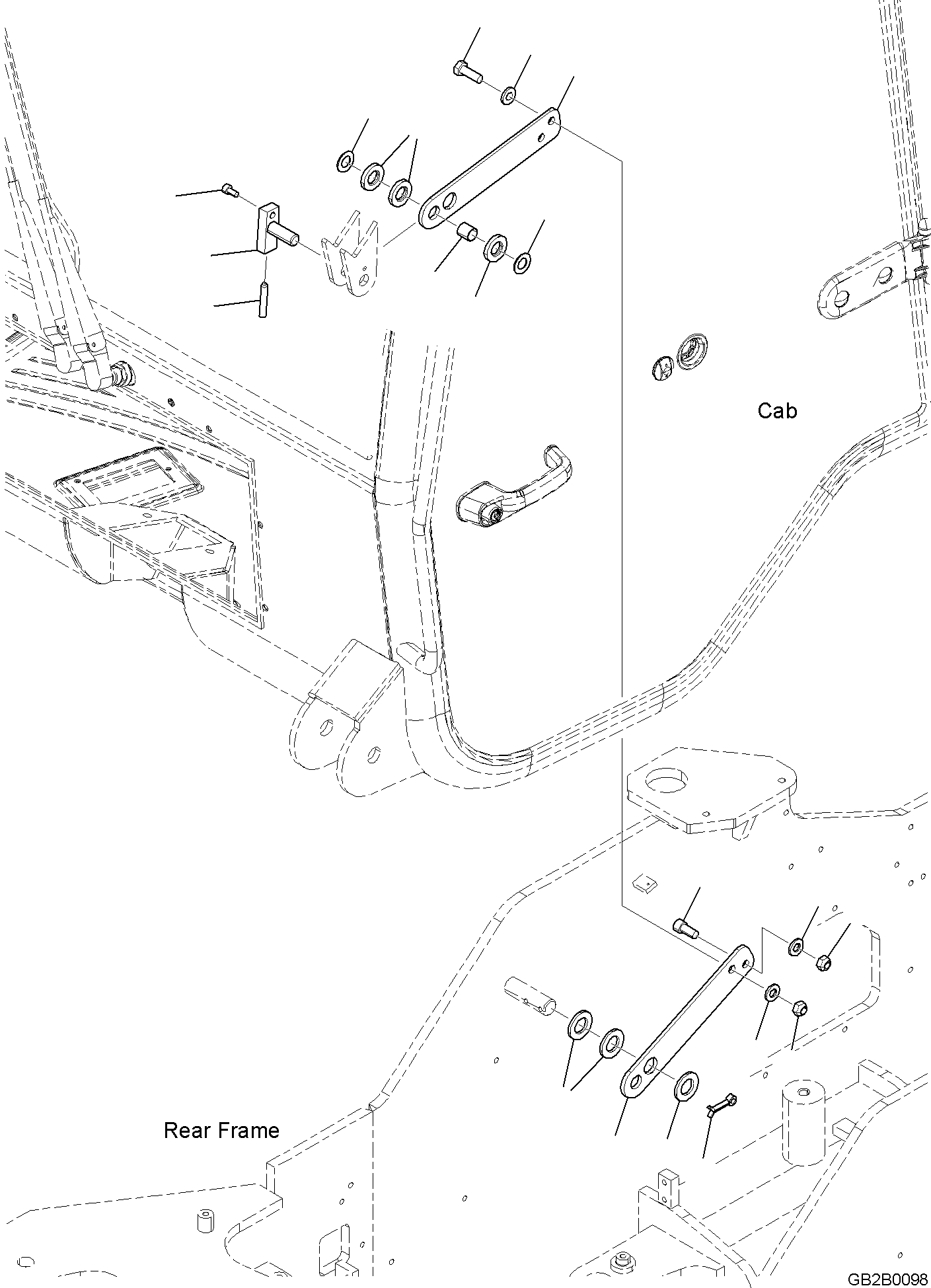 Болт с внутренним шестигранником 01252-A0816 KOMATSU