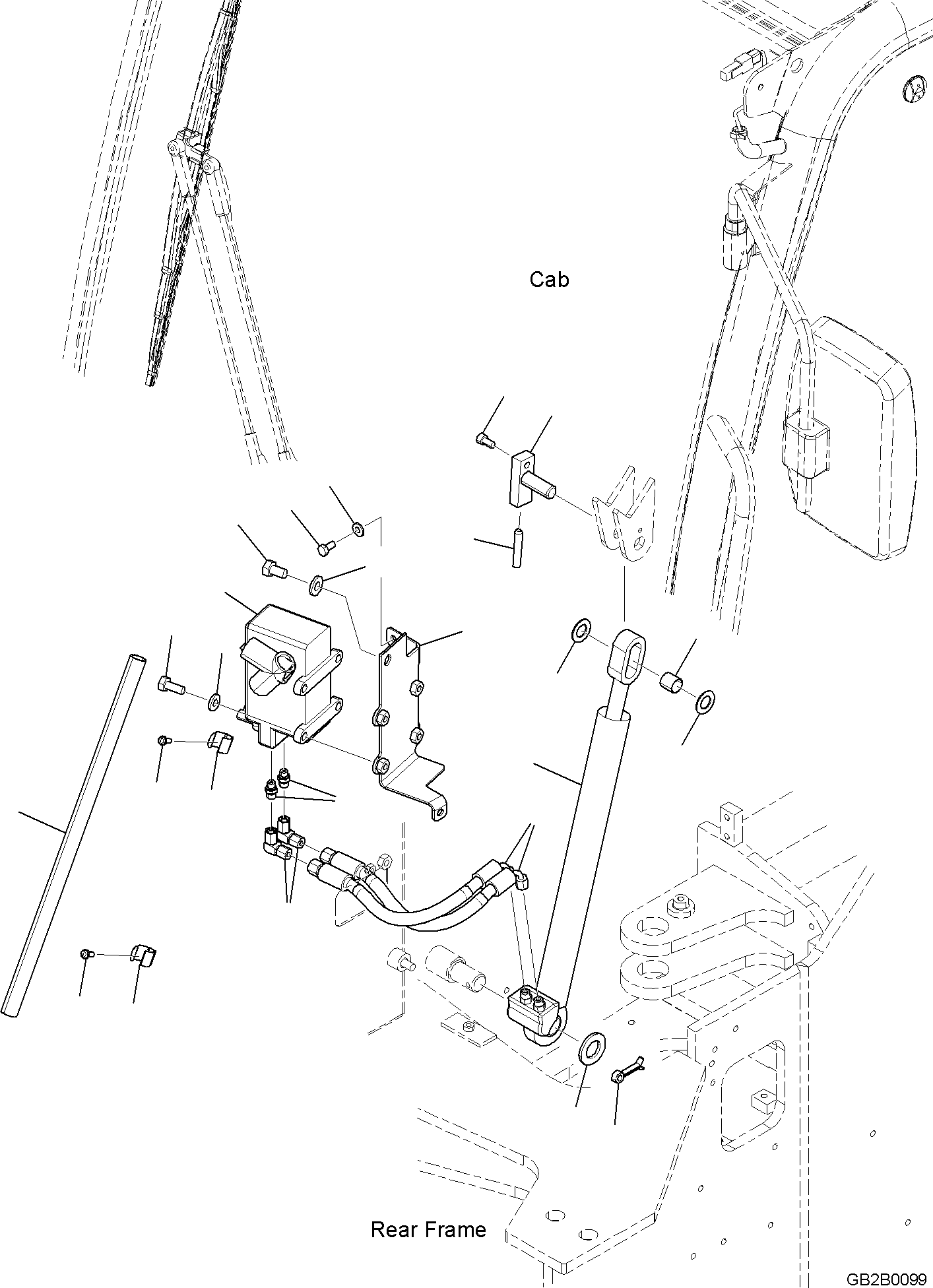 Кронштейн 42W-06-51940 KOMATSU