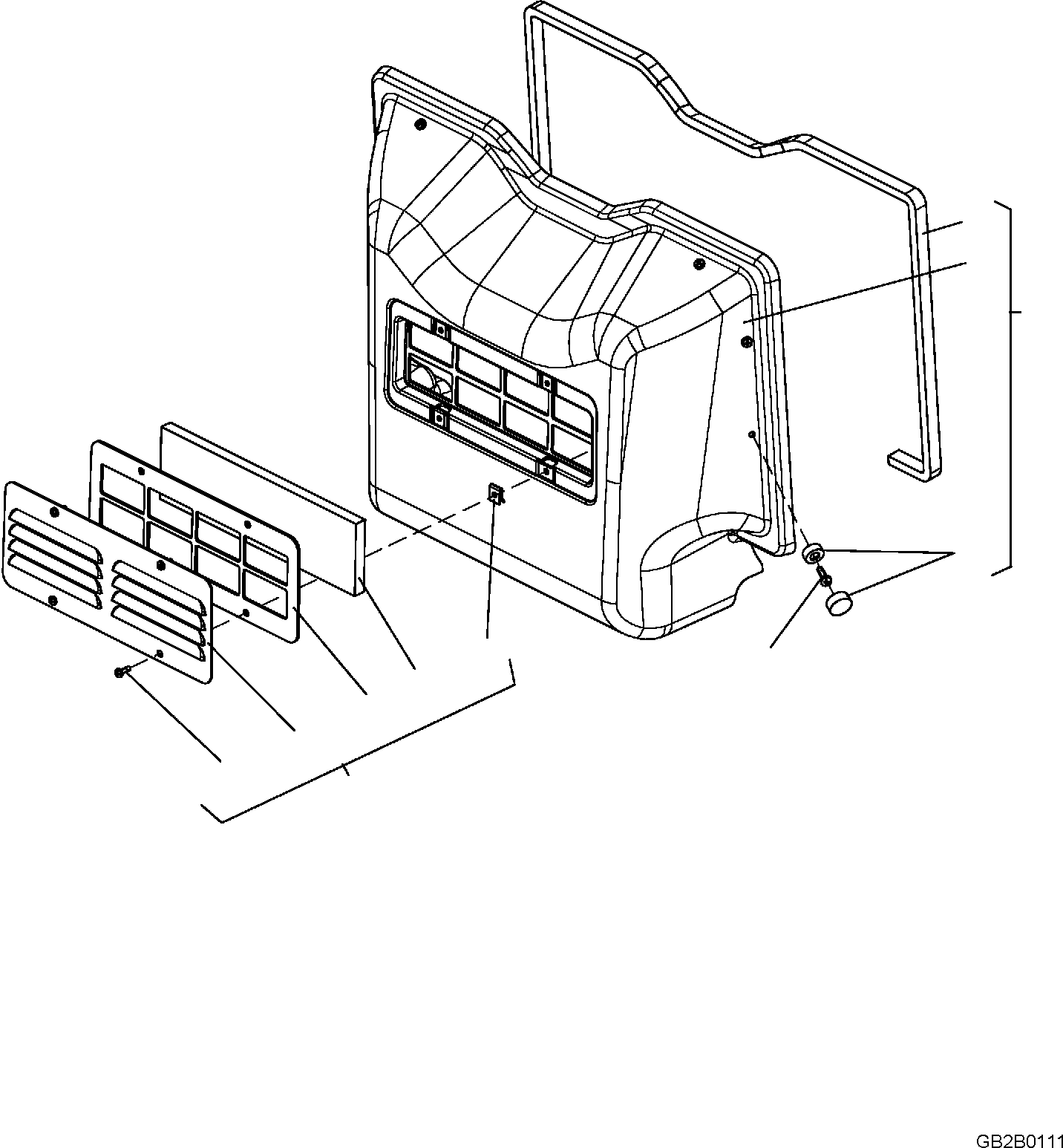 CLADDING 42T-56-21E40 KOMATSU