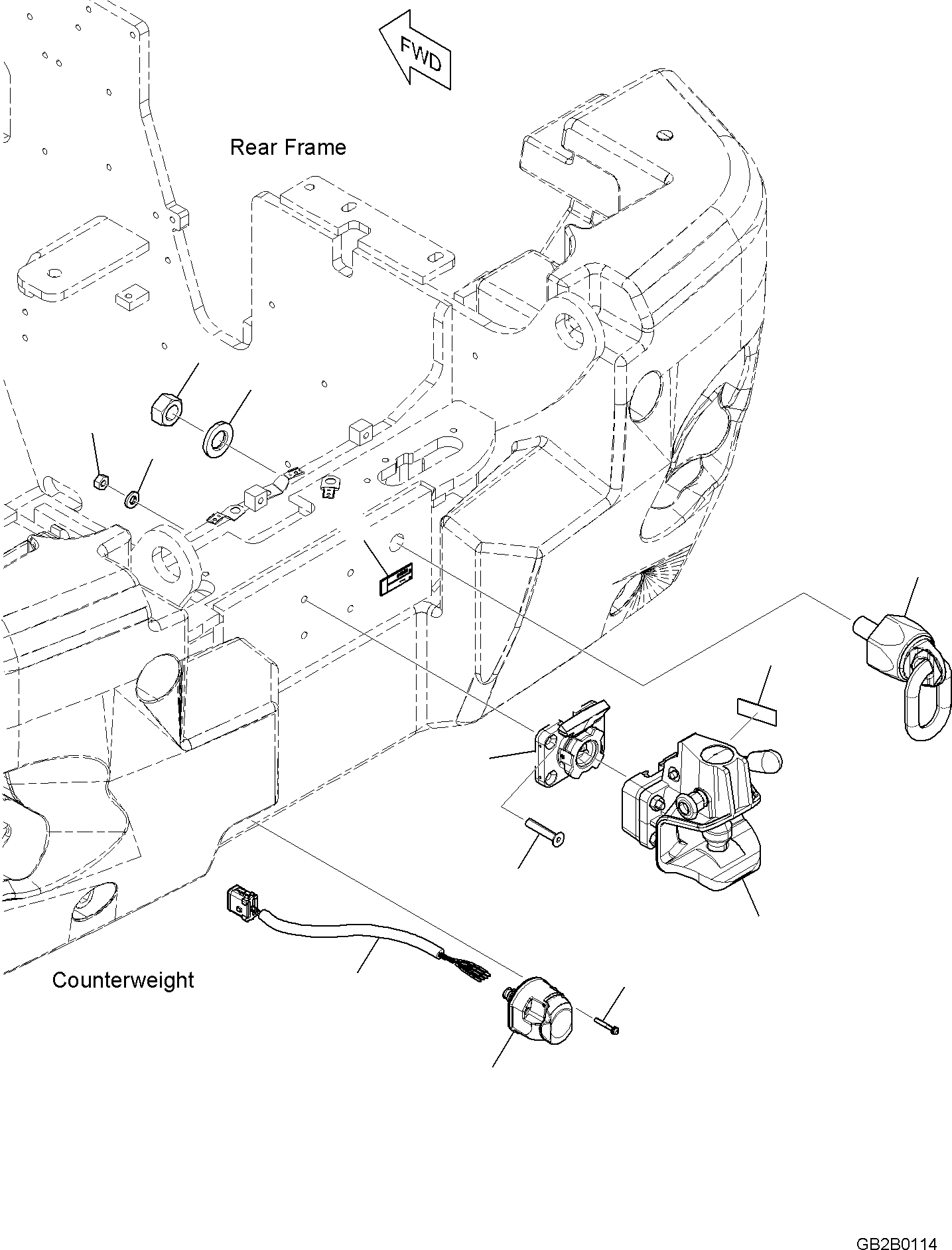 HITCH 42W-46-45210 KOMATSU