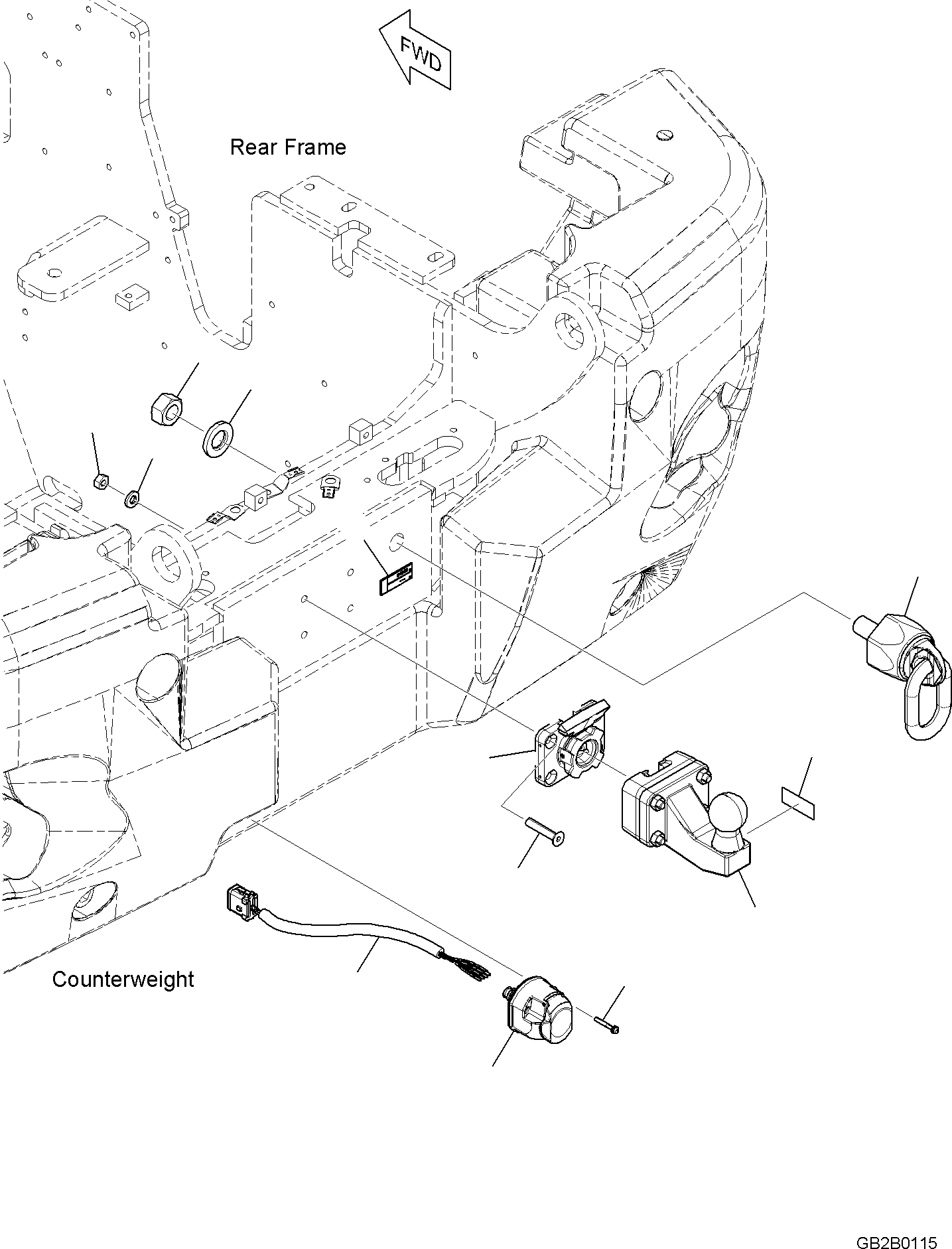 HITCH 42W-46-45240 KOMATSU