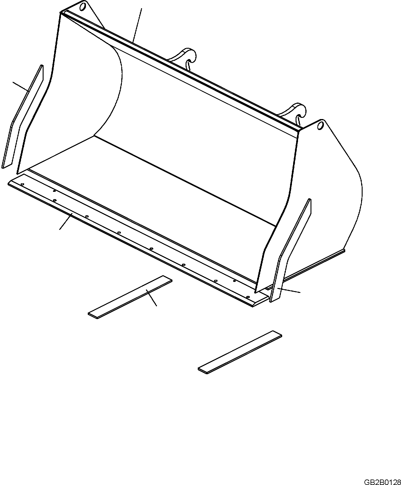 REINFORCEMENT 42W-70-22E50 KOMATSU