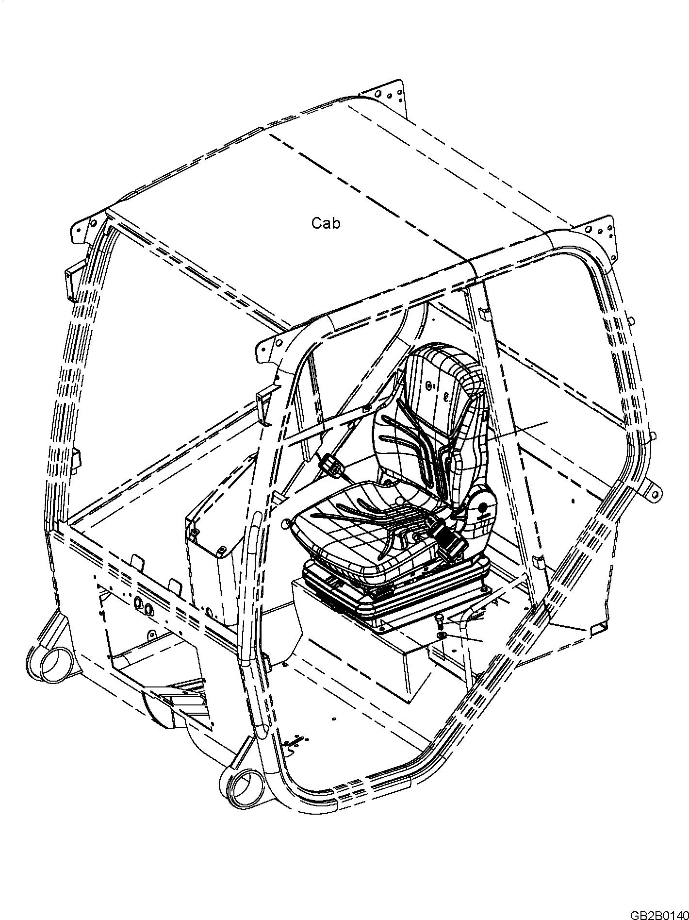 OPERATOR'S SEAT (42W-57-31040) KOMATSU