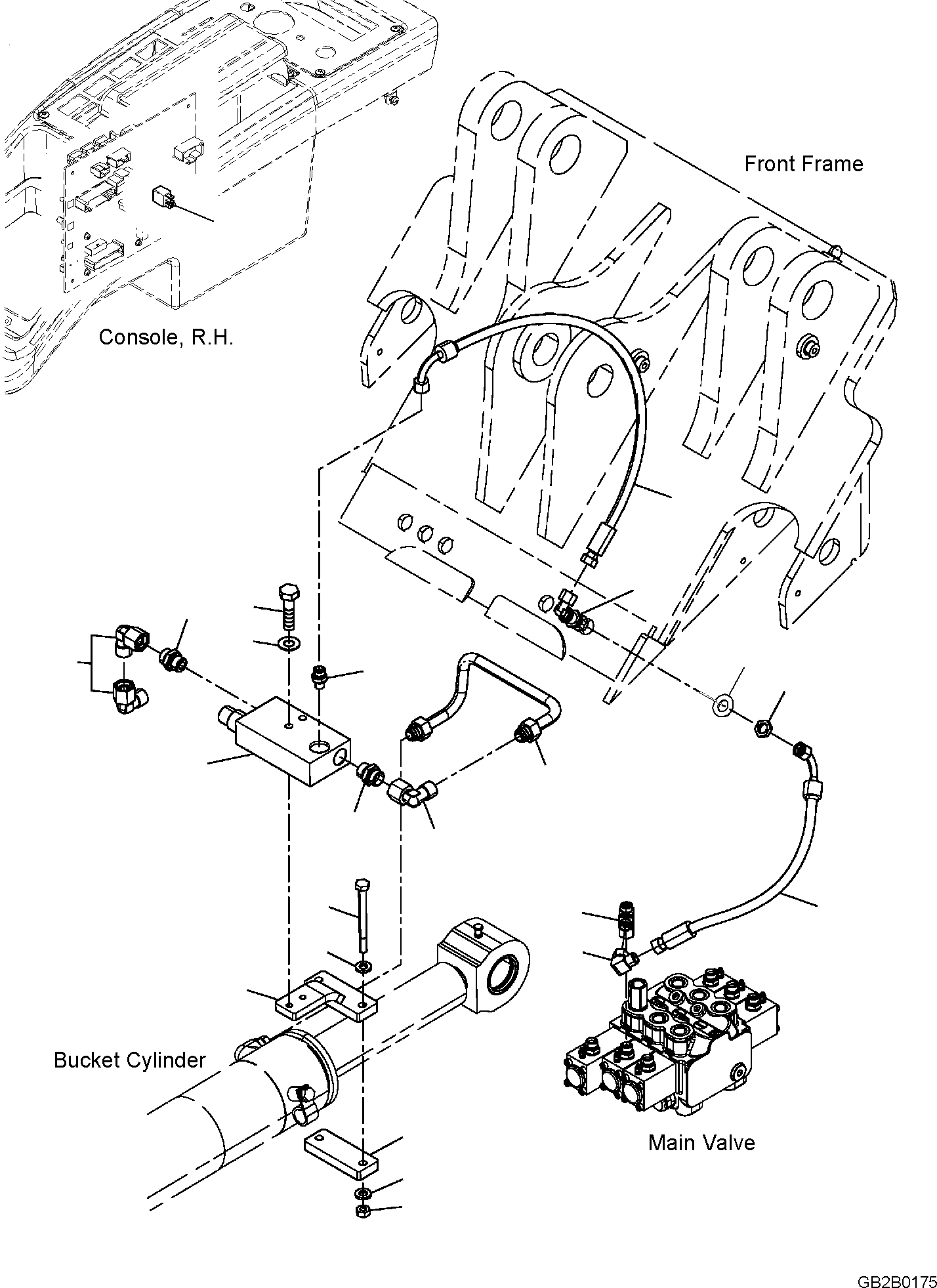 Кронштейн 42U-62-28111 KOMATSU