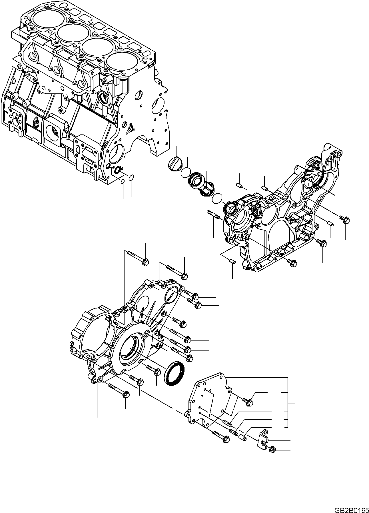 Крышка YM129F33-01850 KOMATSU