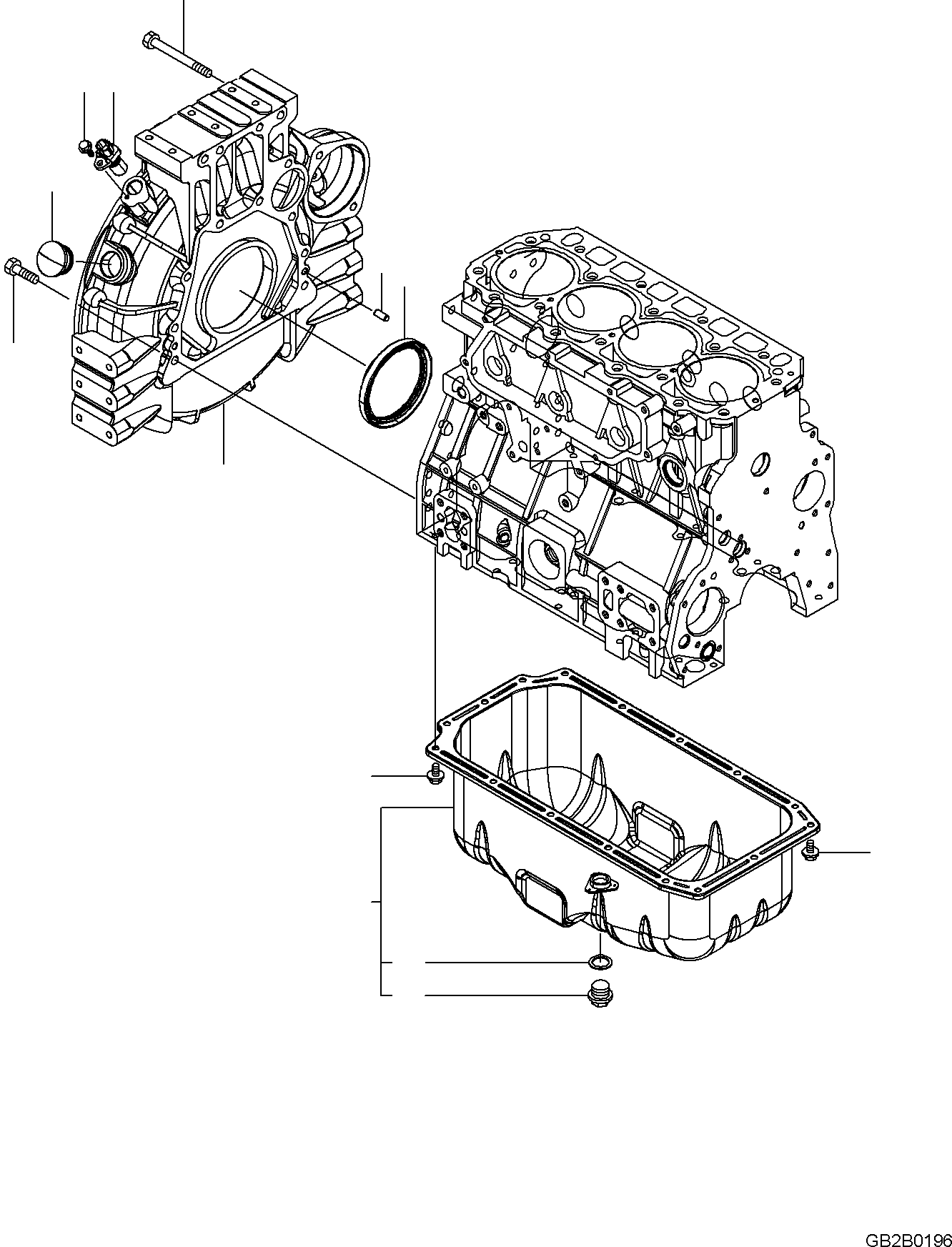 Болт YM26206-100952 KOMATSU