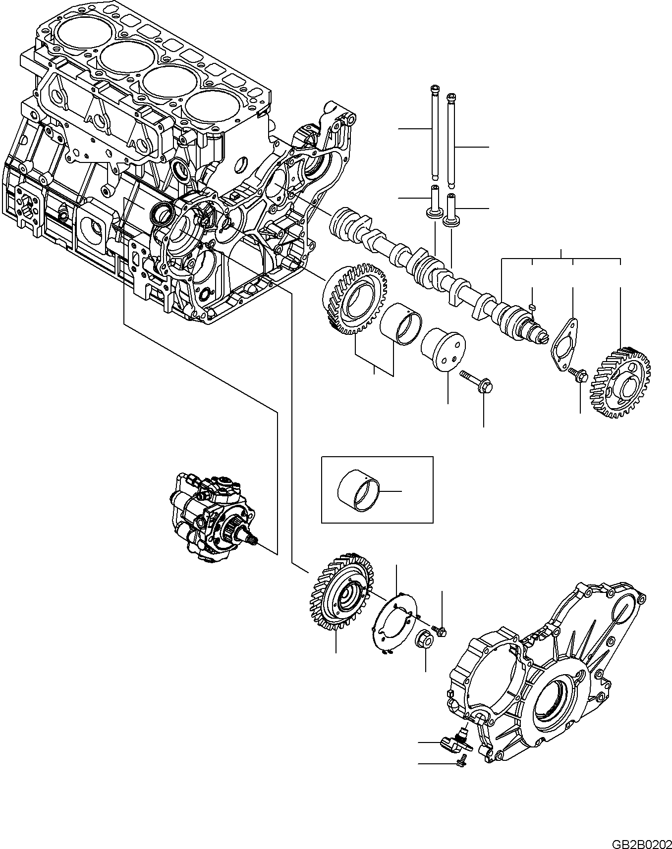BUSH, IDLE GEAR YM129927-25920 KOMATSU