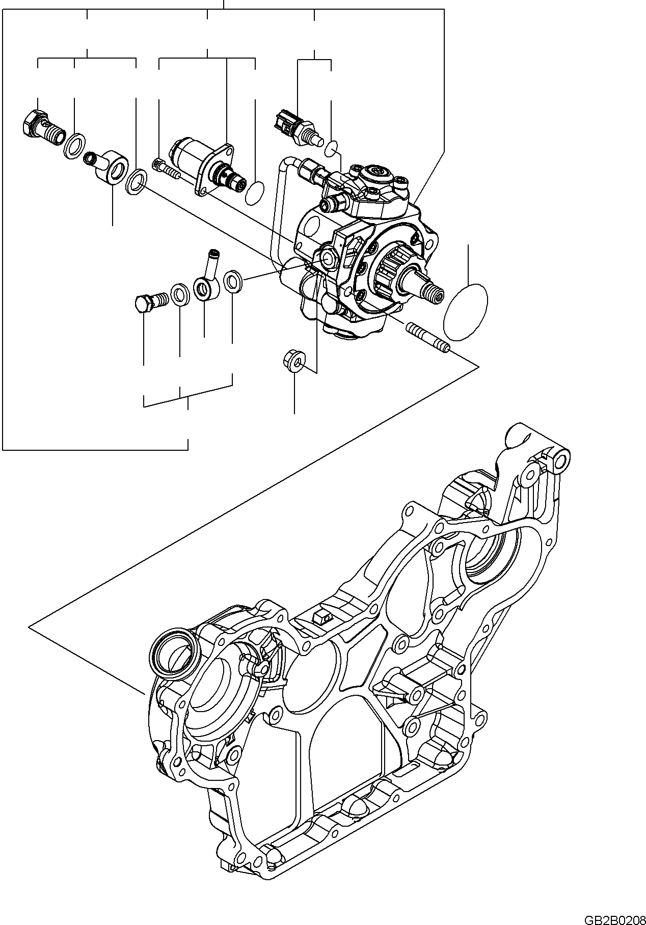 Болт YM129978-51130 KOMATSU