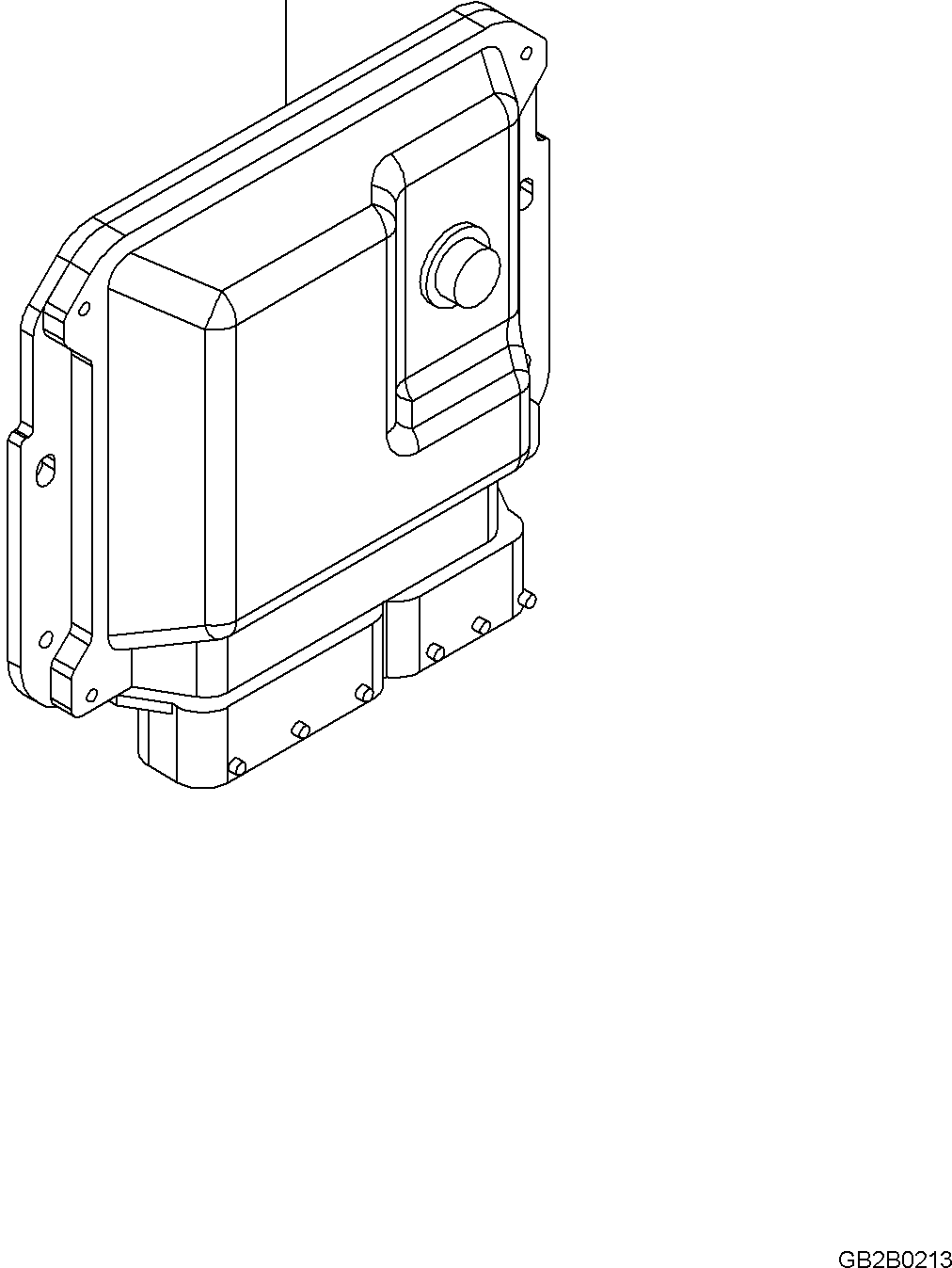 ENGINE ECU, ASSEMBLY YM129F01-75920 KOMATSU