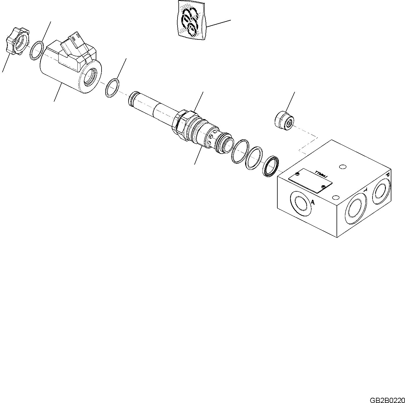 Пробка BU170648341 KOMATSU