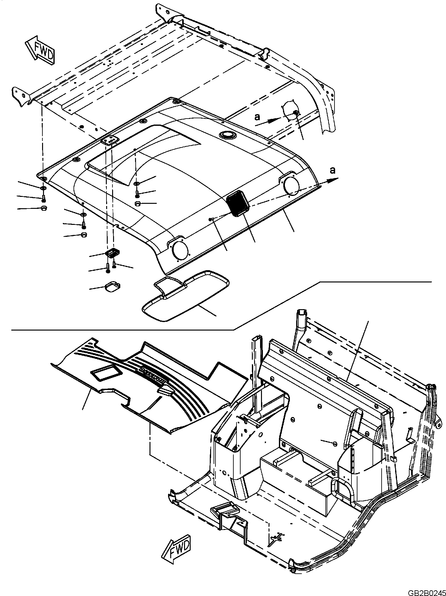 Зажим FR224969 KOMATSU