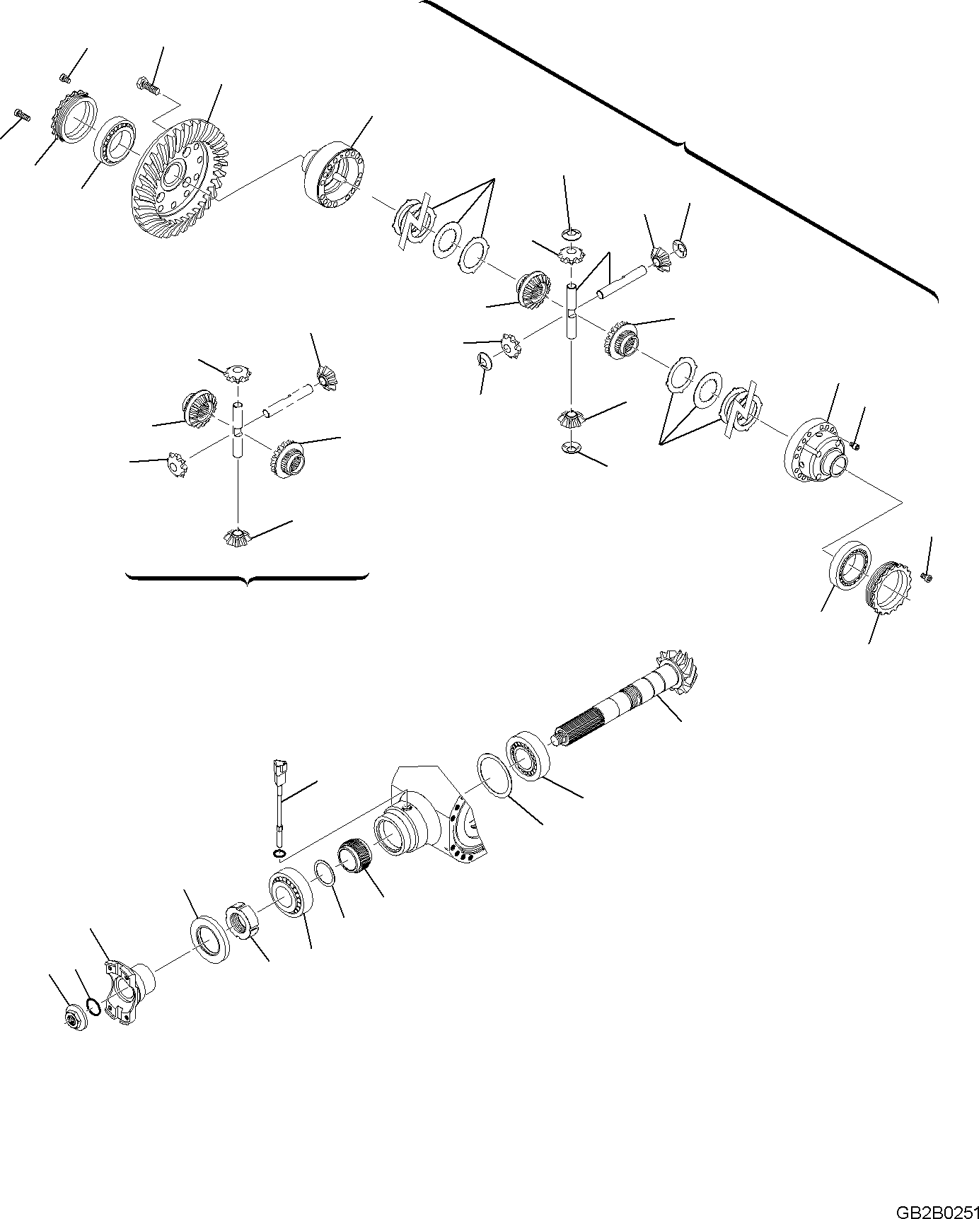 Роликоподшипник DG005100162 KOMATSU