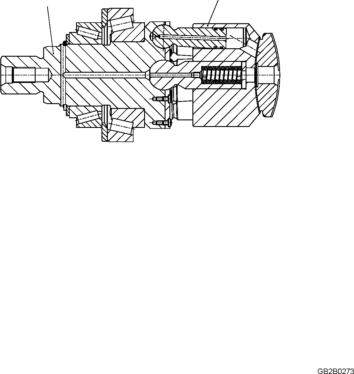 Приводной вал RER902124392 KOMATSU