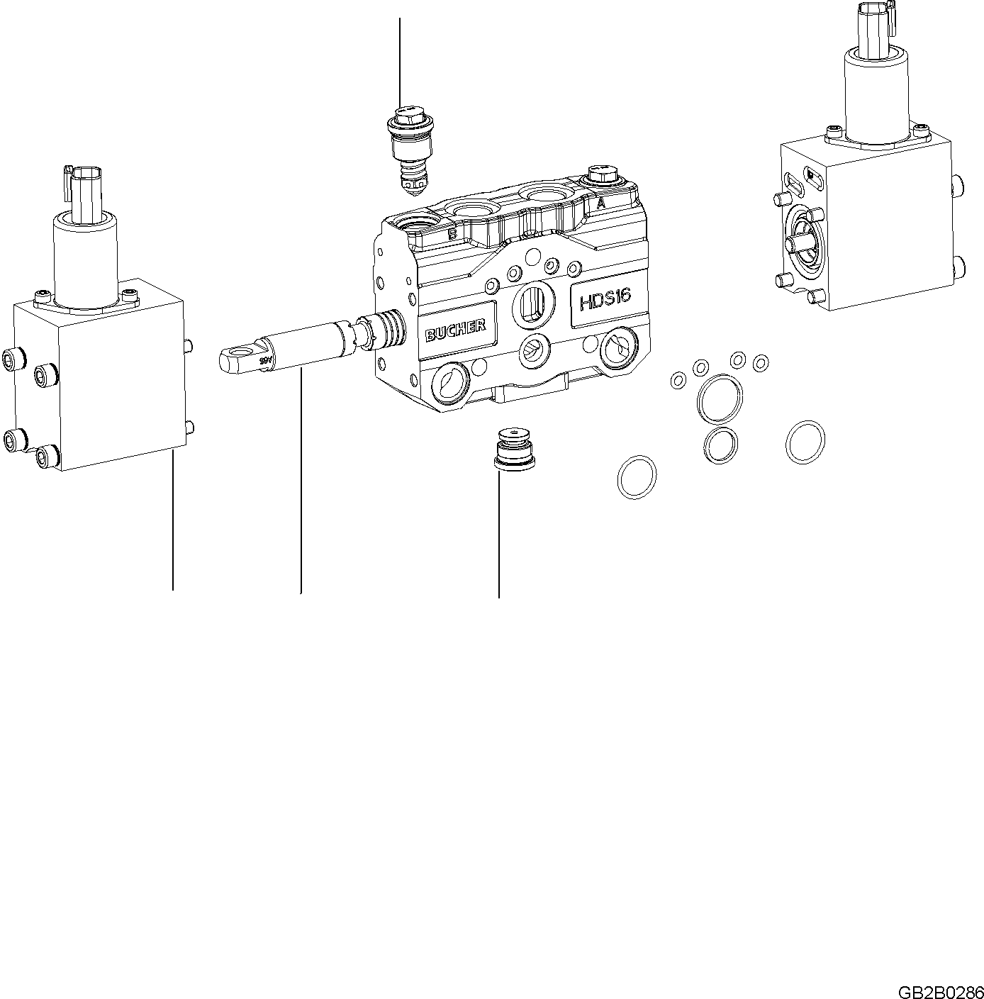 Клапан BH200533930310 KOMATSU