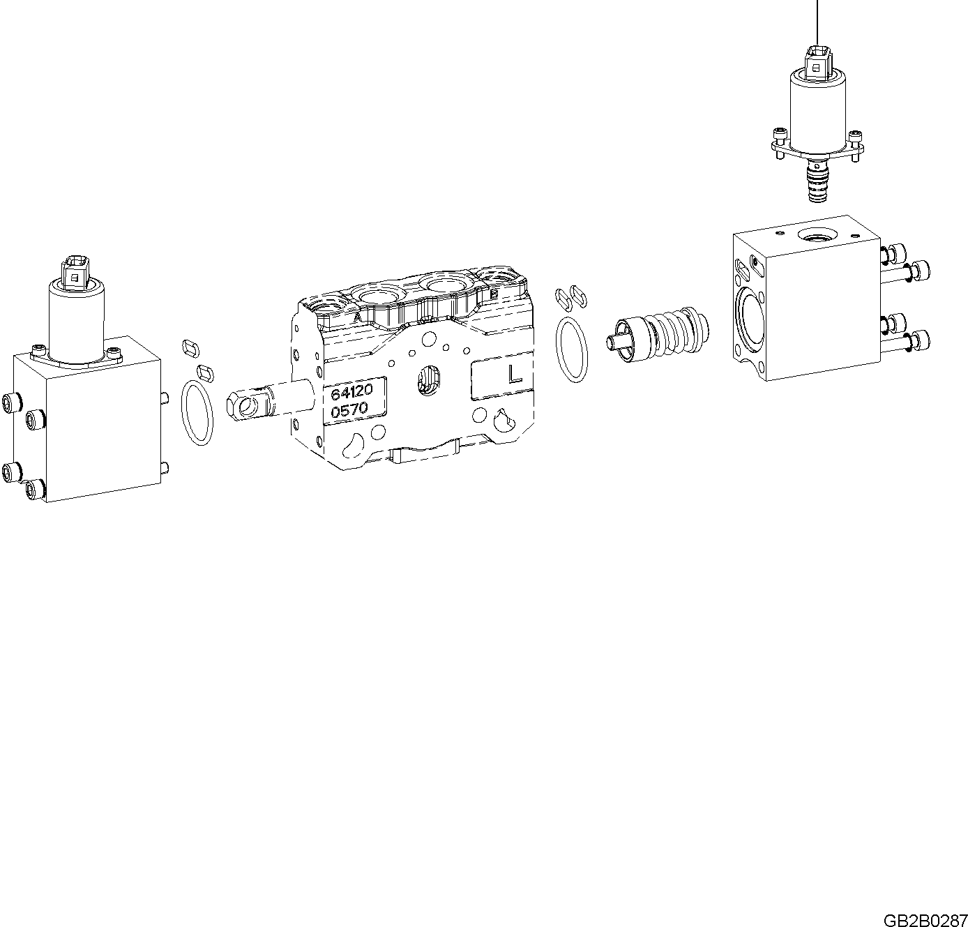 Клапан BH200533960015 KOMATSU