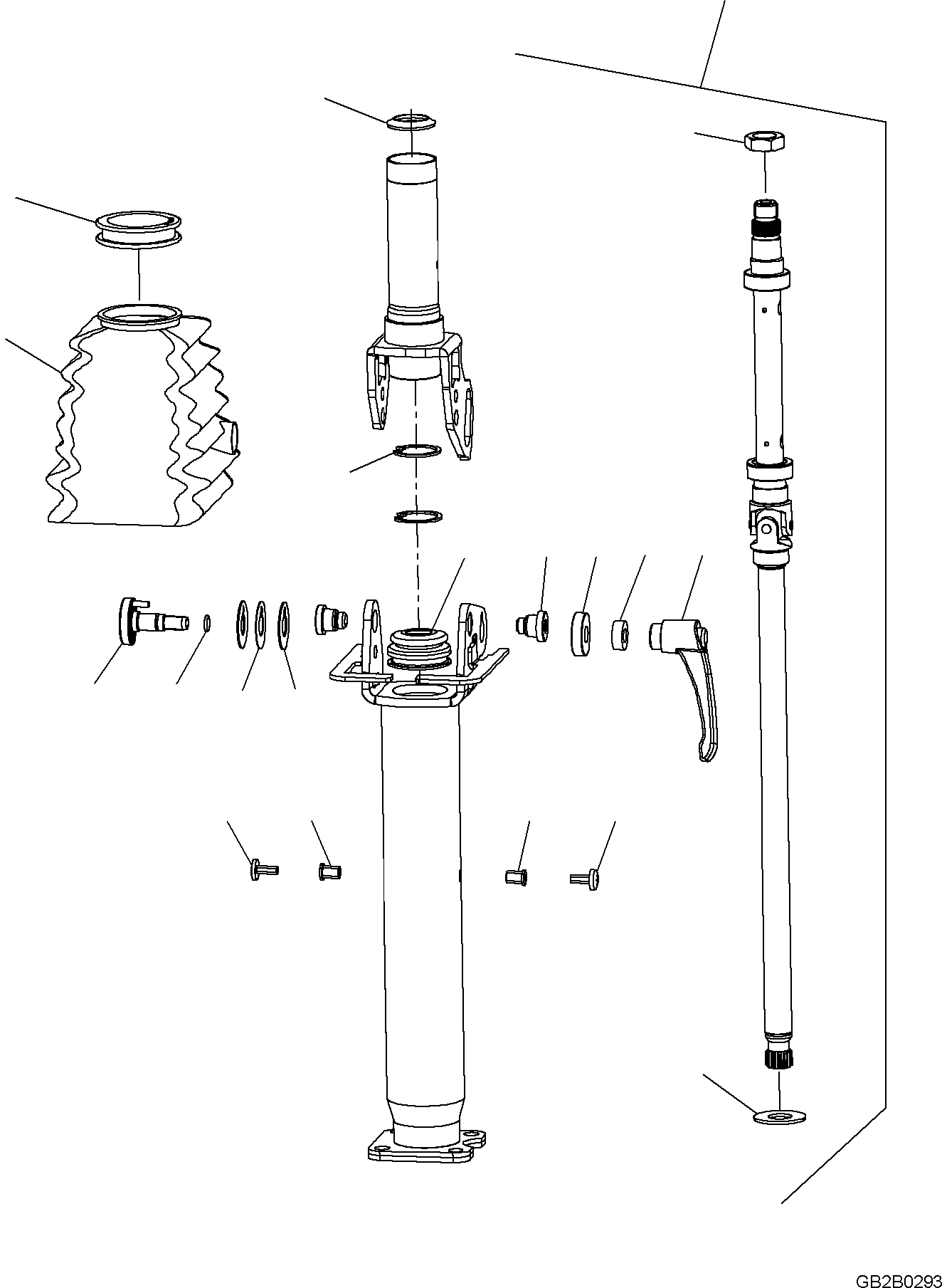 STEERING COLUMN, ASSEMBLY 42T-40-22151 KOMATSU