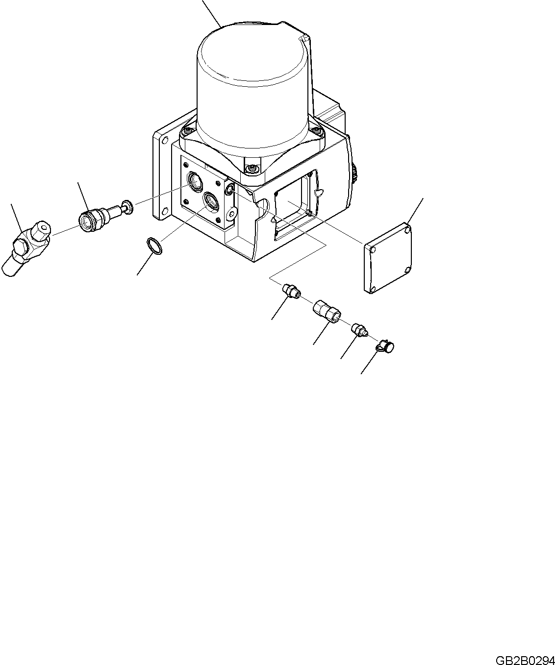 PUMP, SUBASSEMBLY 42W-S95-5170 KOMATSU