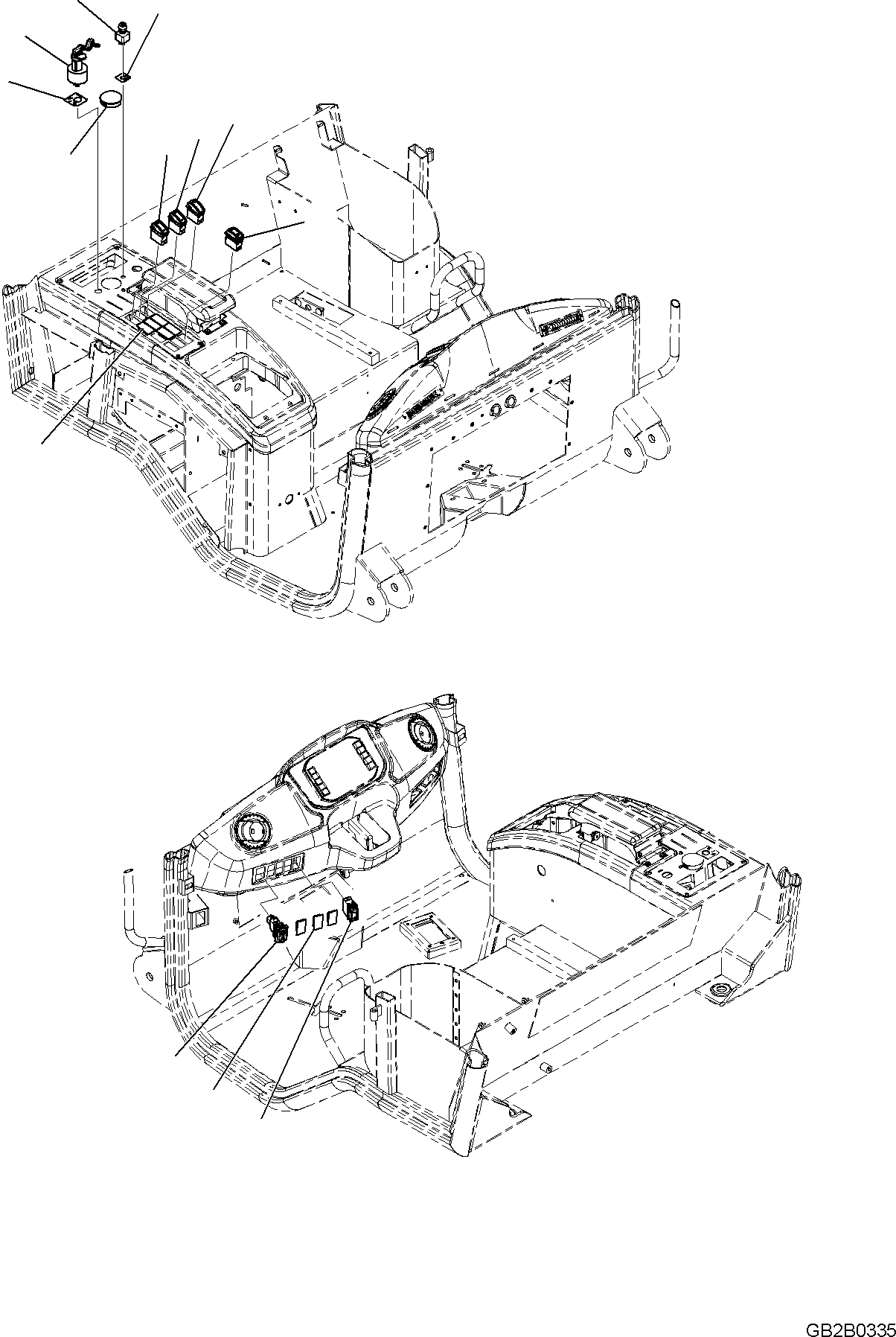 Крышка FR217595 KOMATSU