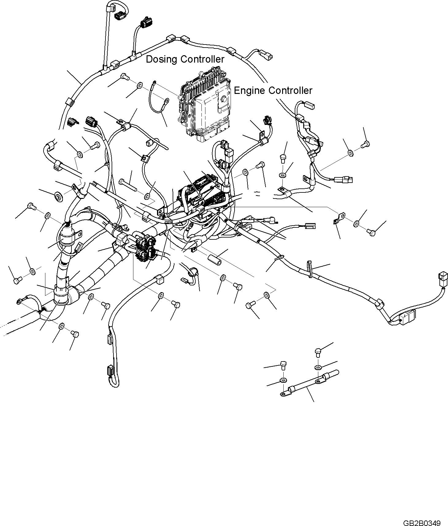 Жгут проводов 42W-06-53330 KOMATSU