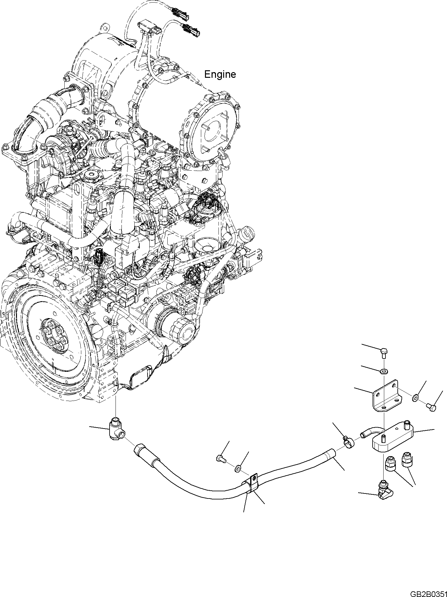 Шланг 42U-01-51140 KOMATSU