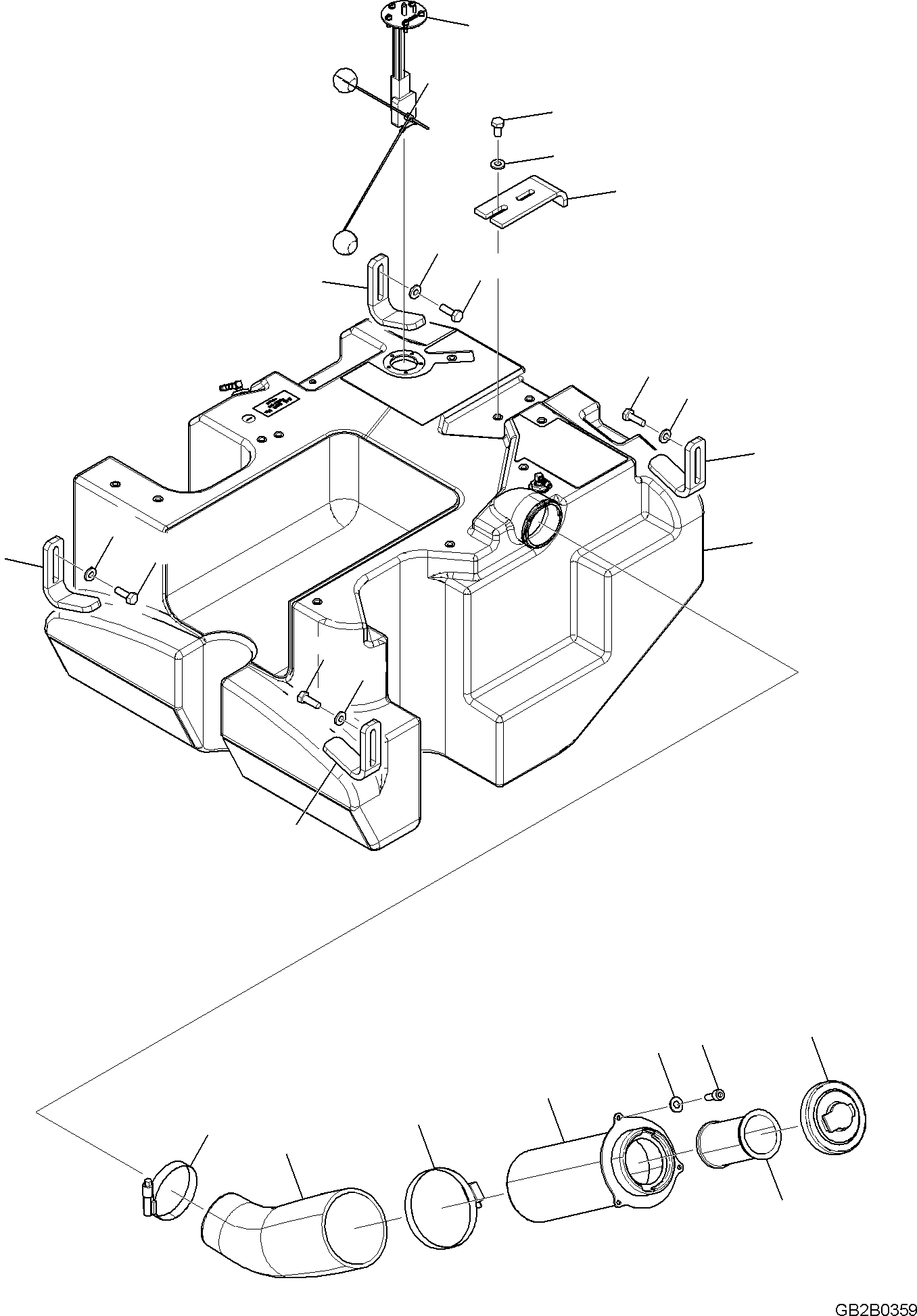 Шланг 42U-04-42111 KOMATSU