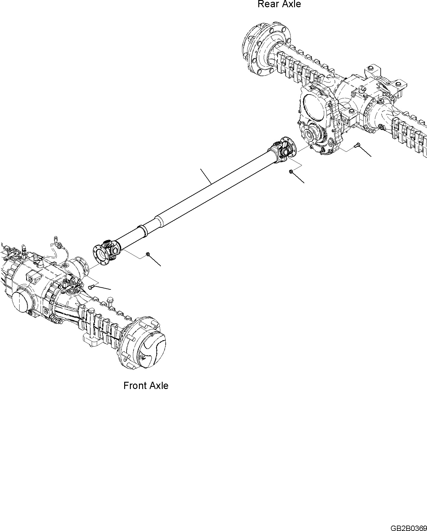 Карданный вал 42U-20-51120 KOMATSU