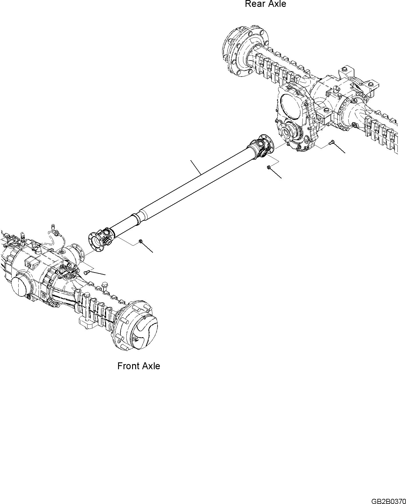Карданный вал 42U-20-51130 KOMATSU