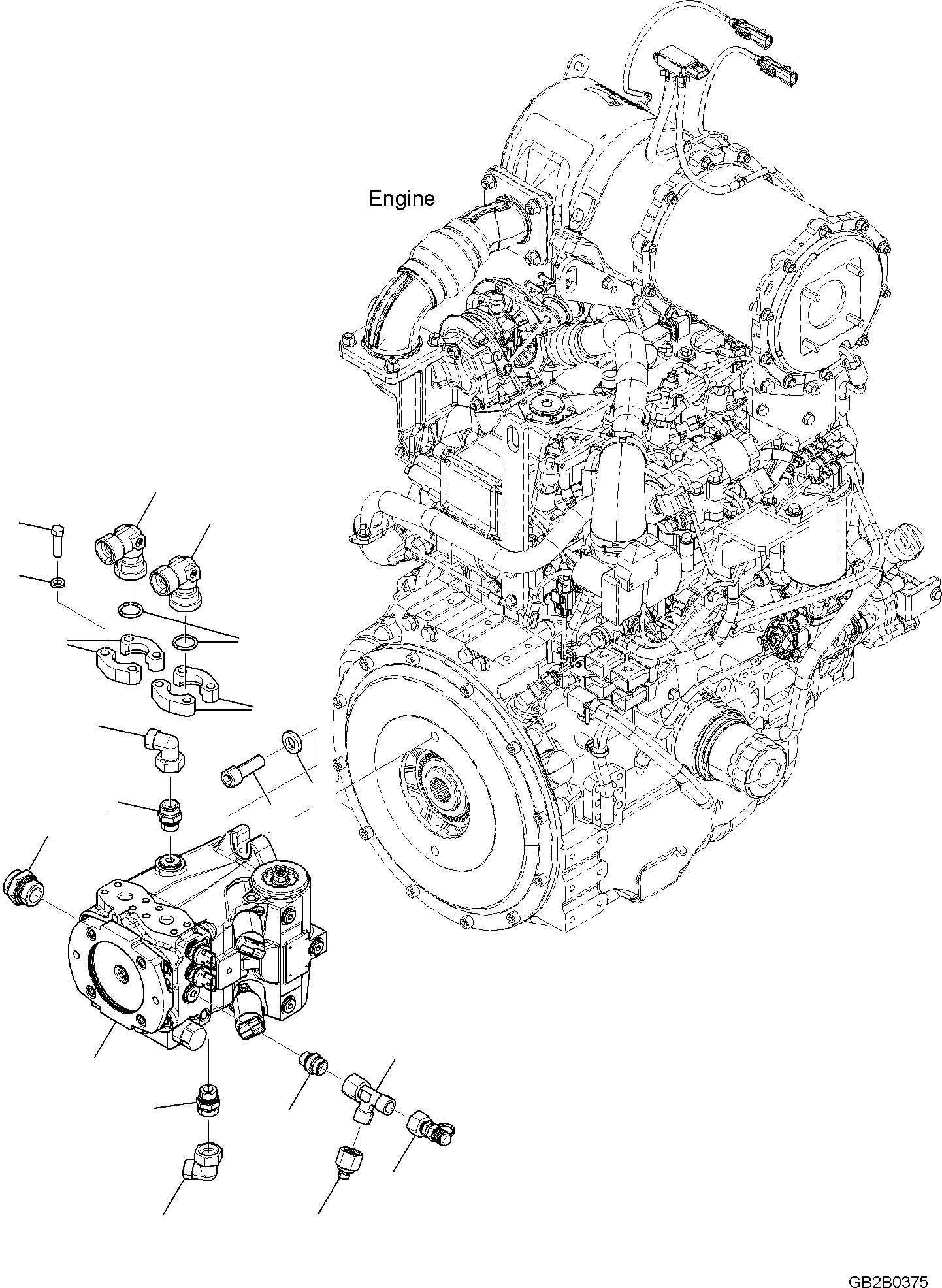 Straight Coupling 42U-09-H5170 KOMATSU