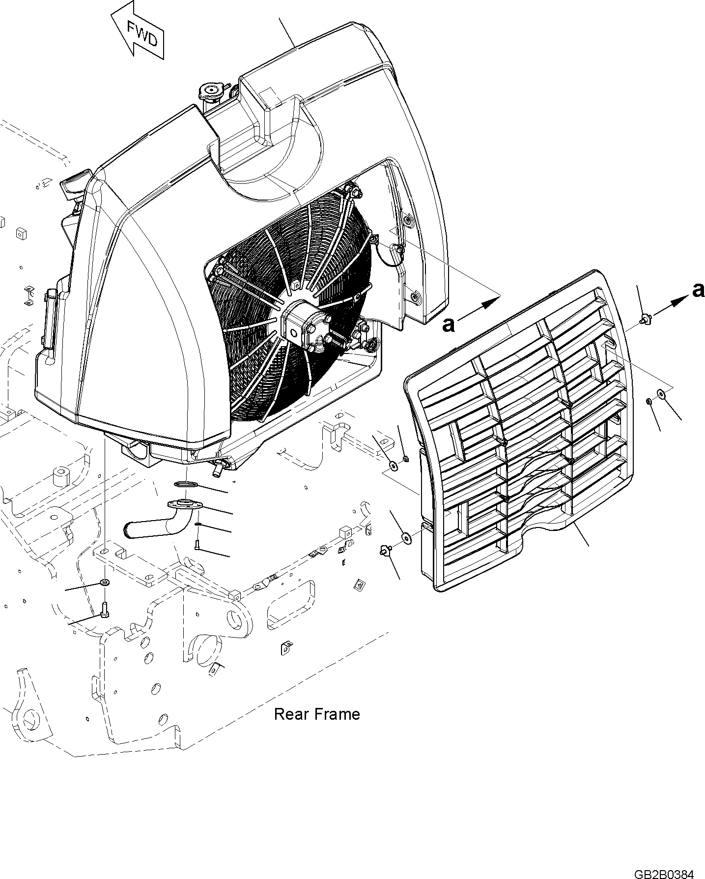 TANK, ASSEMBLY (42U-60-50100) KOMATSU
