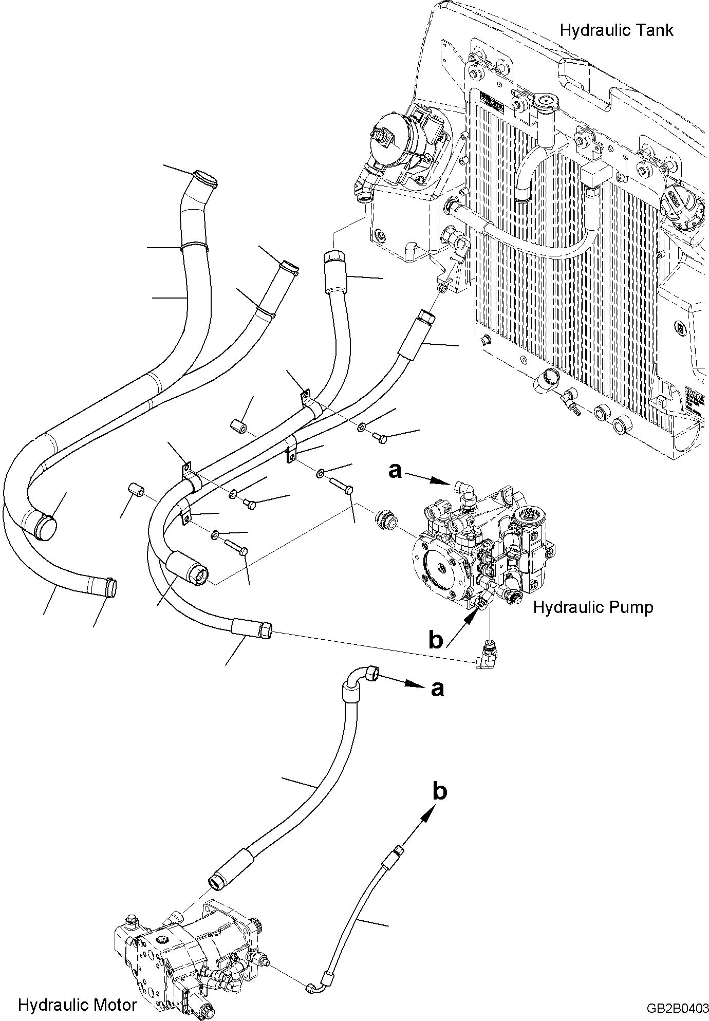 Шланг 42U-09-H6080 KOMATSU
