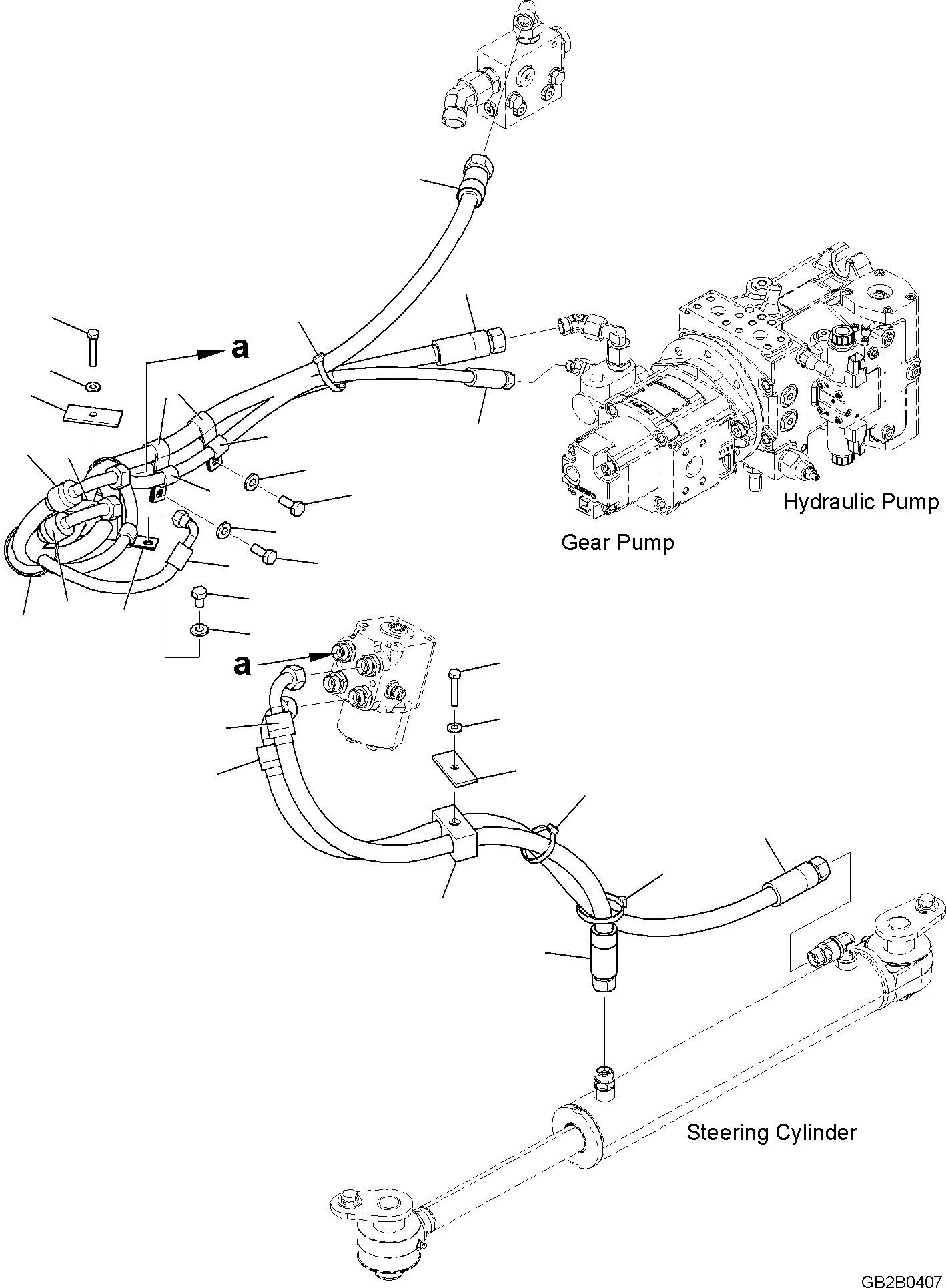 Шланг 42U-62-51151 KOMATSU