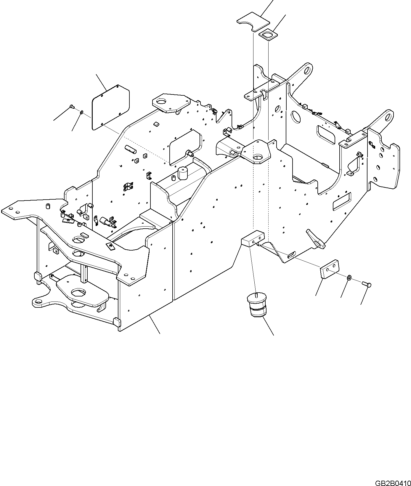 Резиновый элемент 42U-46-52270 KOMATSU