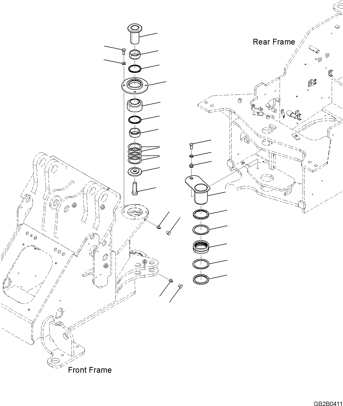 Крышка 42T-46-23100 KOMATSU