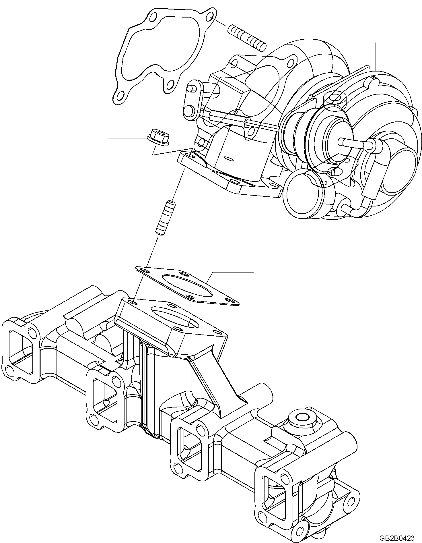 TURBOCHARGER YM129E01-18011 KOMATSU