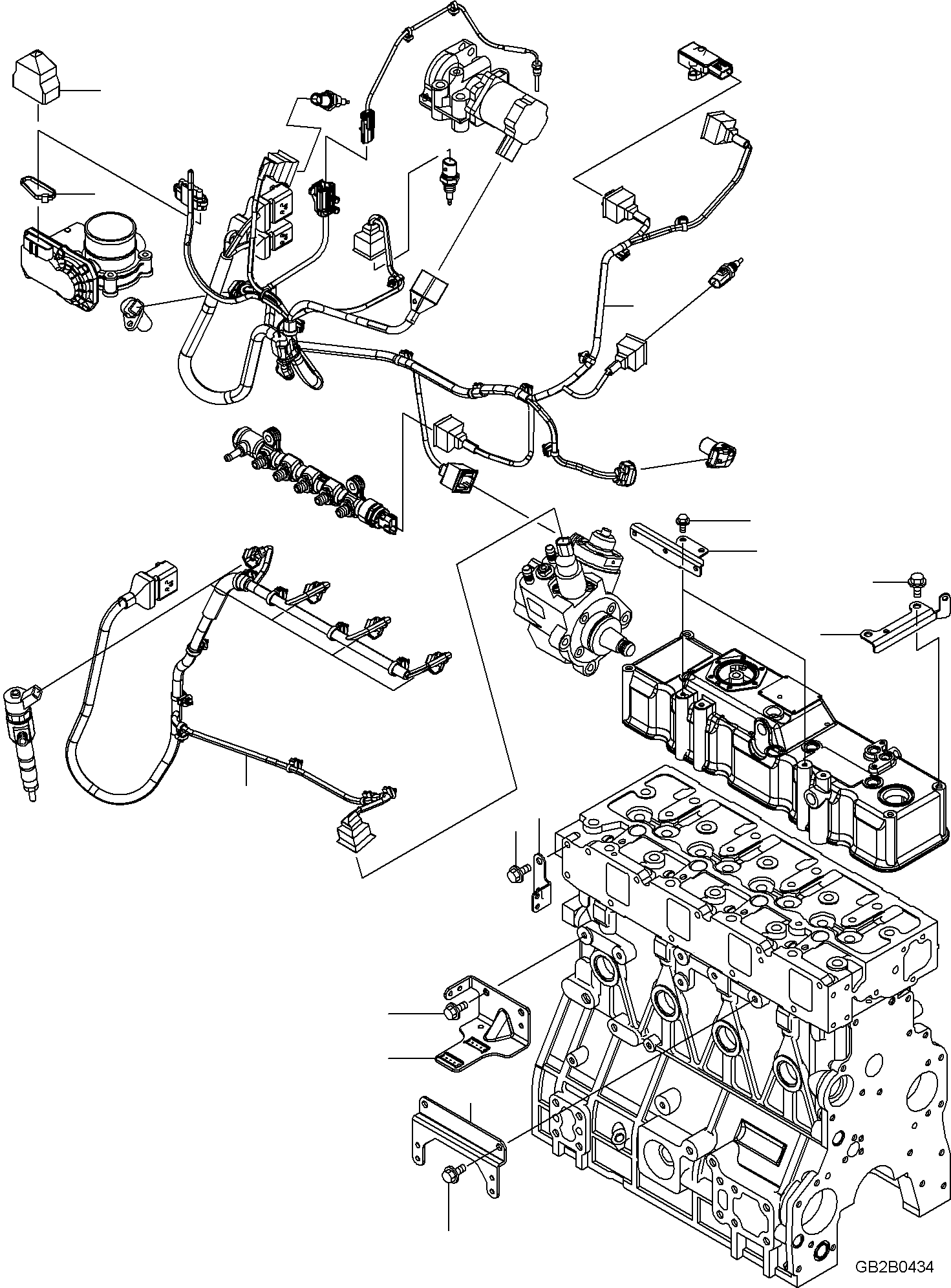 Кронштейн YM129A00-91600 KOMATSU