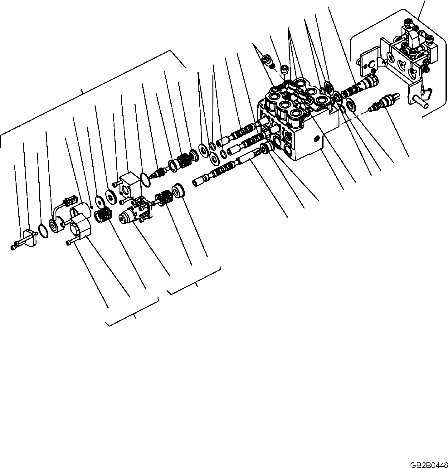 MAIN VALVE, ASSEMBLY 42U-64-33012 KOMATSU