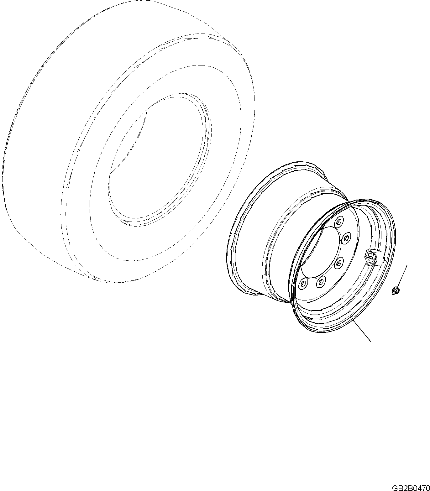 RIM 13X20 ET-44,5 42U-30-51040 KOMATSU