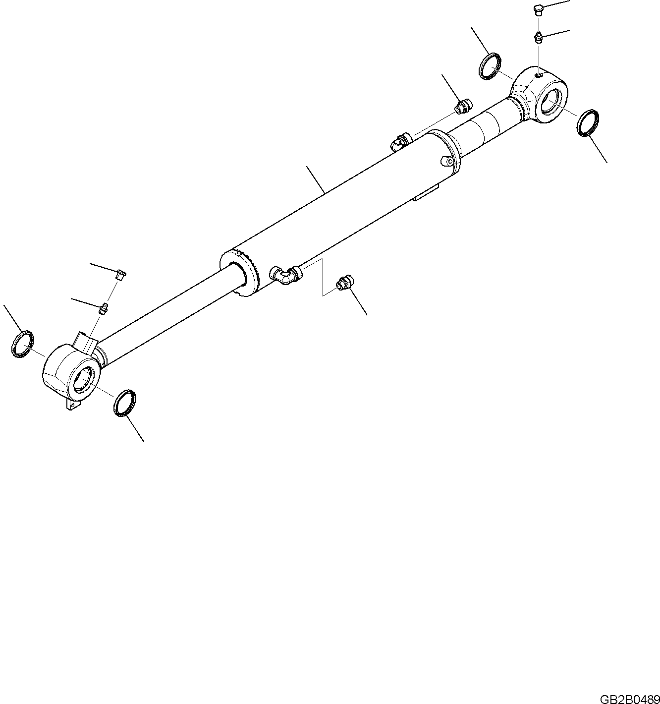BUCKET CYLINDER (42U-63-51210) KOMATSU