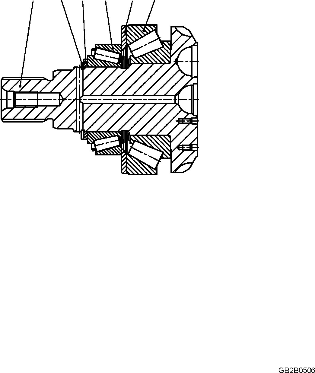 BACK-UP PLATE RER902027403 KOMATSU