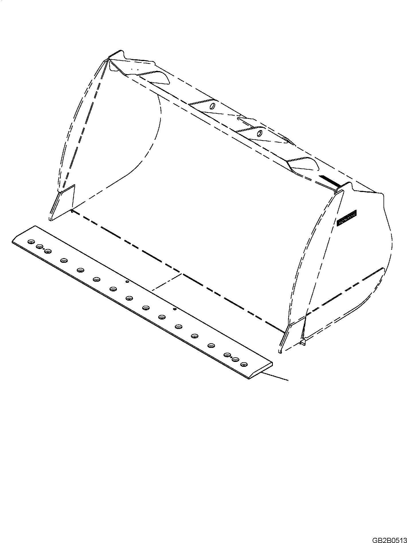Blade, Welded (Code: S20) 421-77-H2D00 KOMATSU