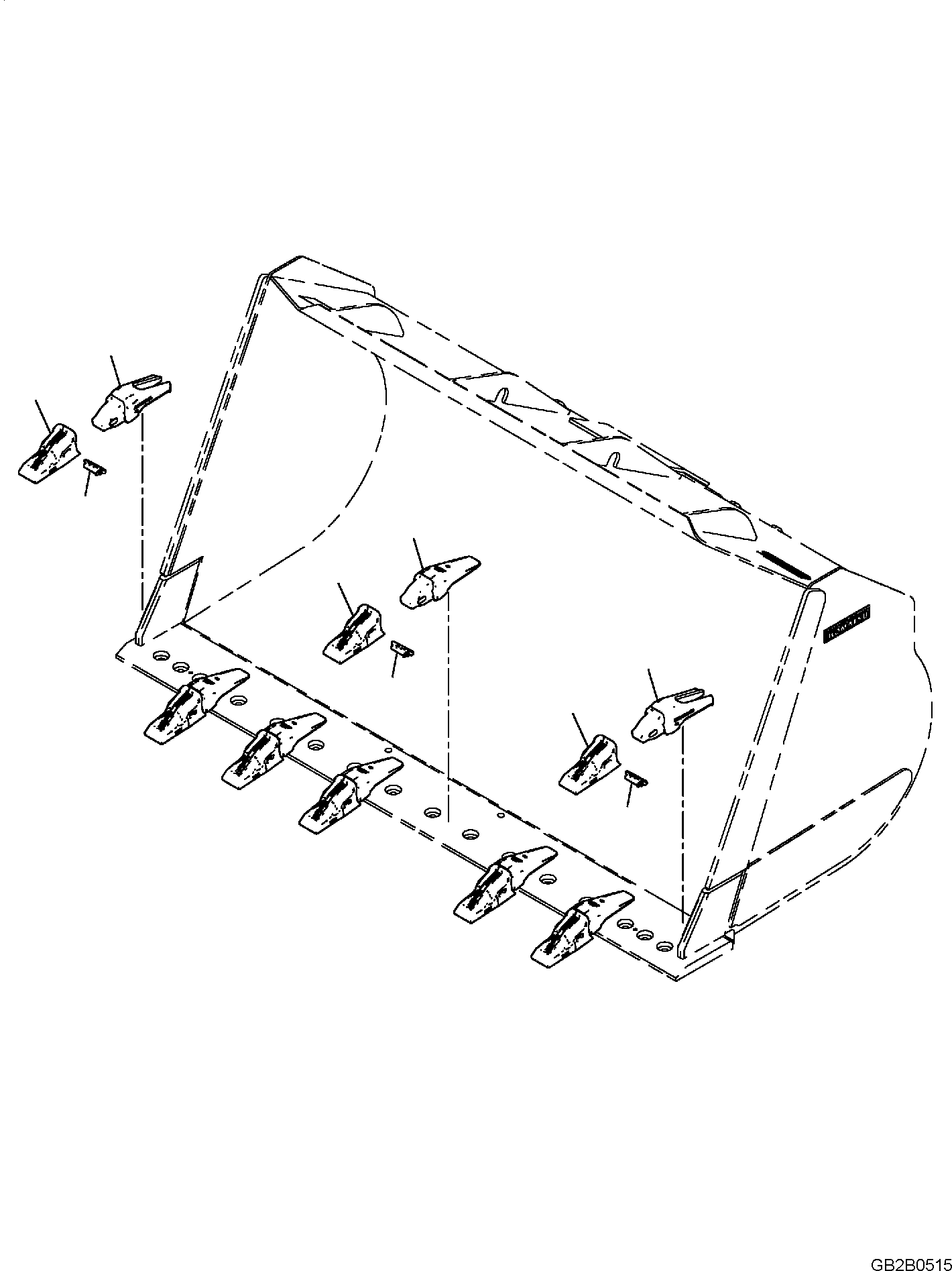 Adapter, R.H., Welded 424-71-H2010 KOMATSU
