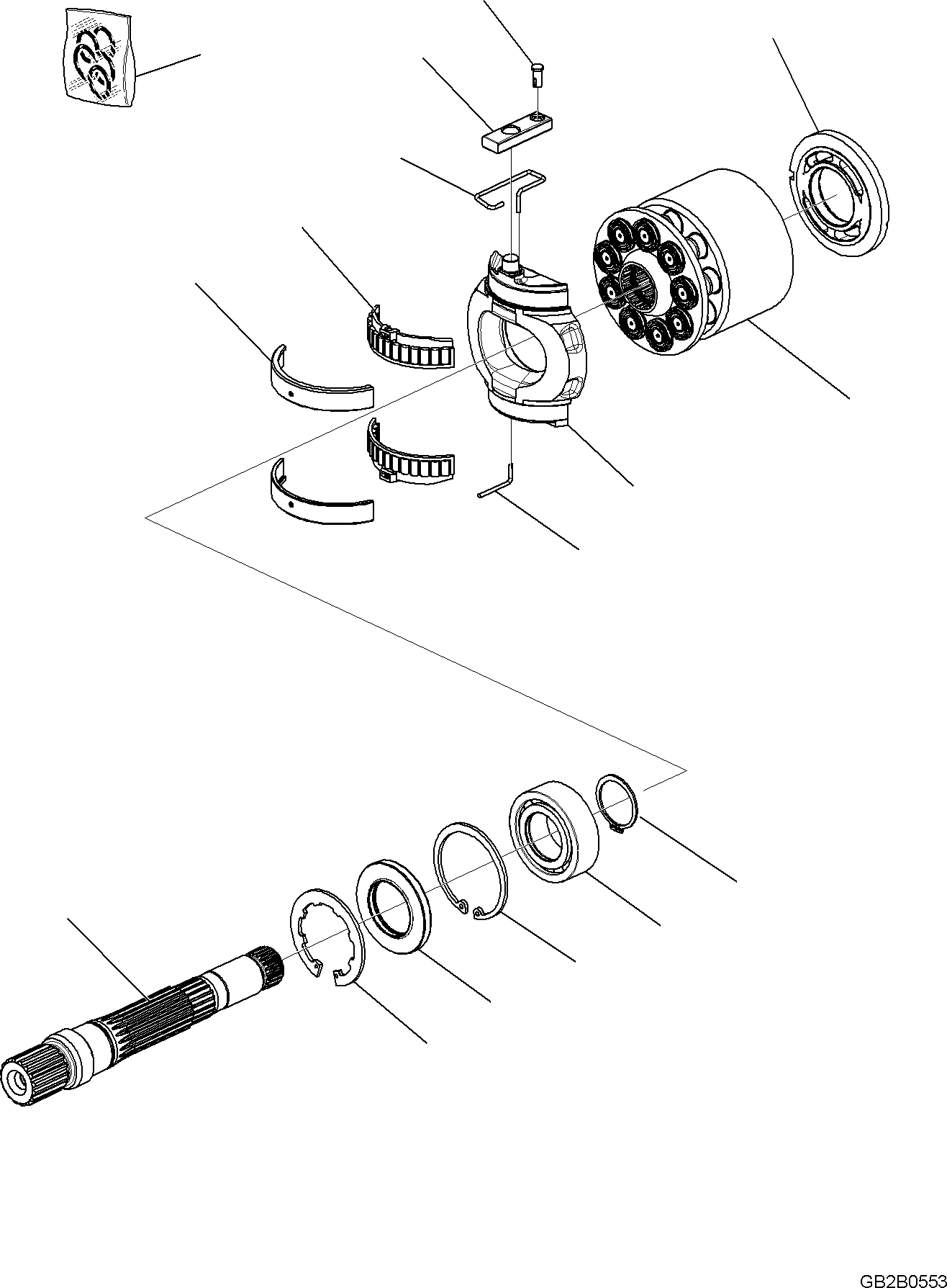 JOINT PIN RER909443447 KOMATSU