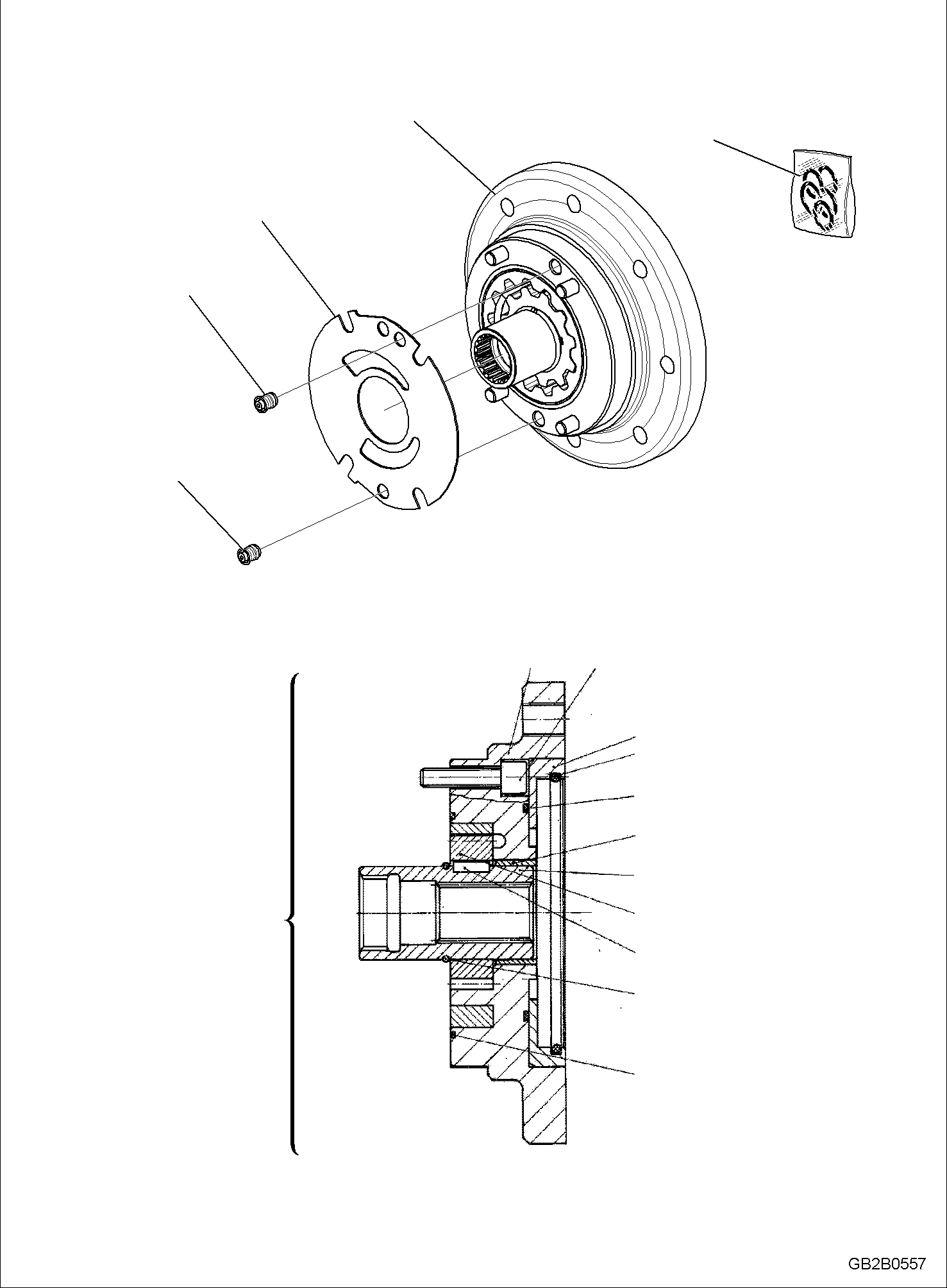 WHEEL SET RER902006256 KOMATSU