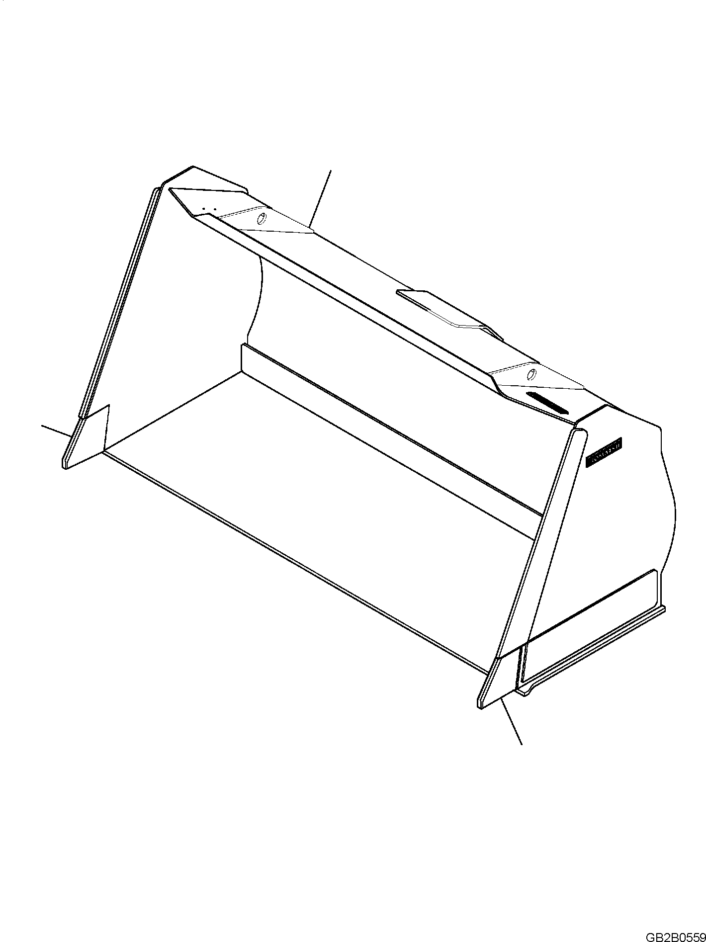 BUCKET, ASSEMBLY 421-79-H2040 KOMATSU