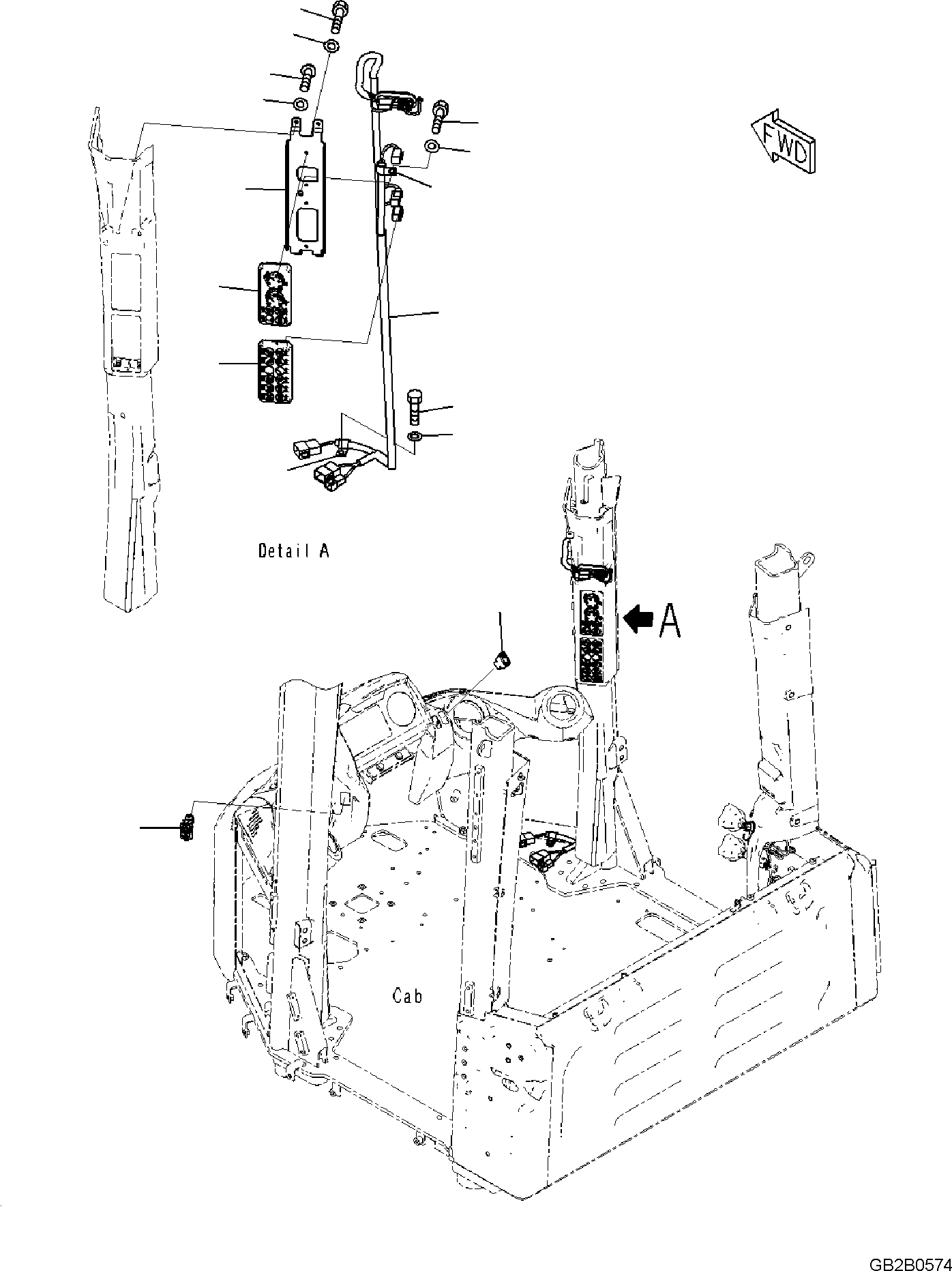 Панель 421-06-76622 KOMATSU
