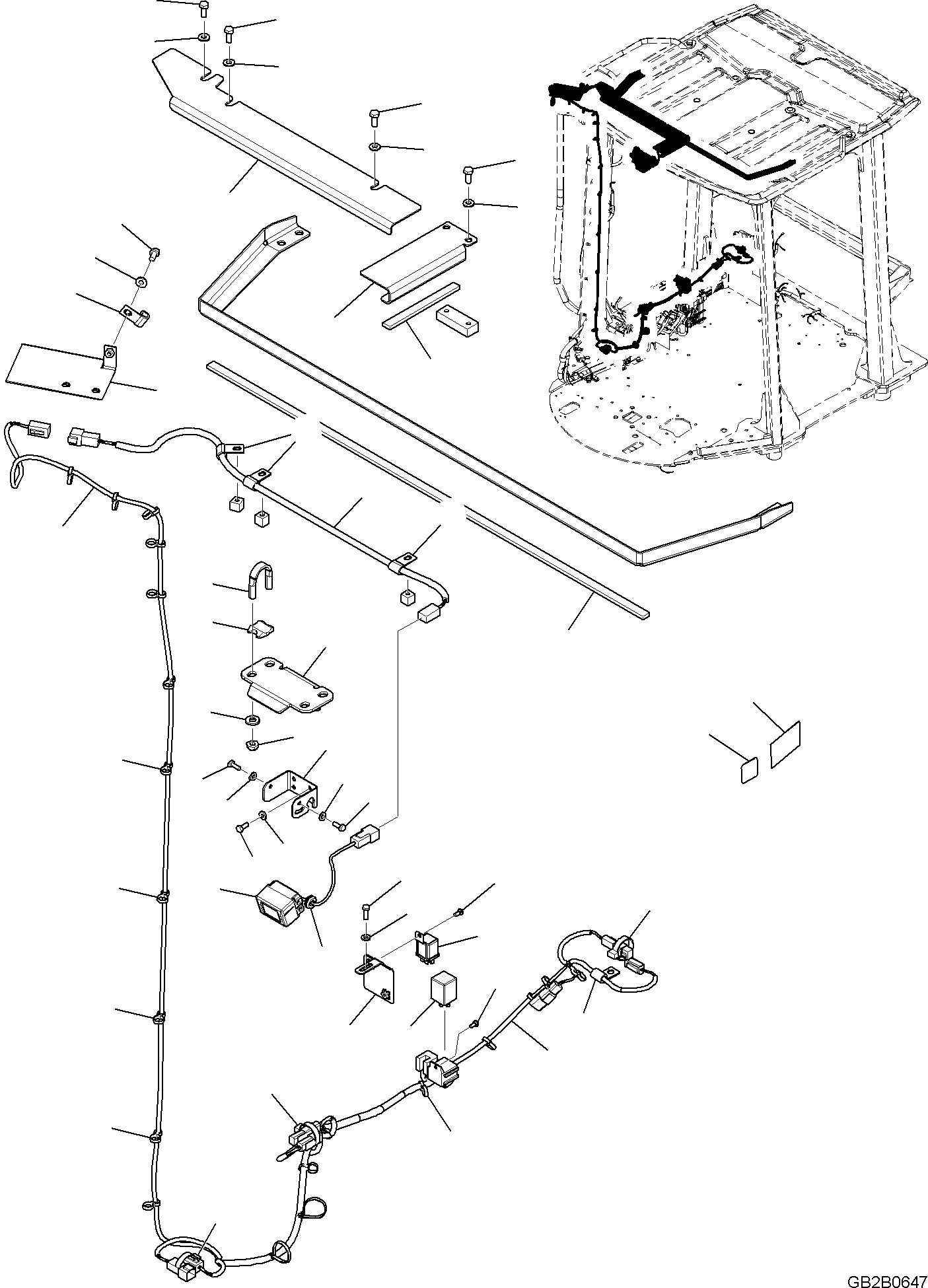 Plate, Safety, Anchor Point For Tie Off 09850-00641 KOMATSU