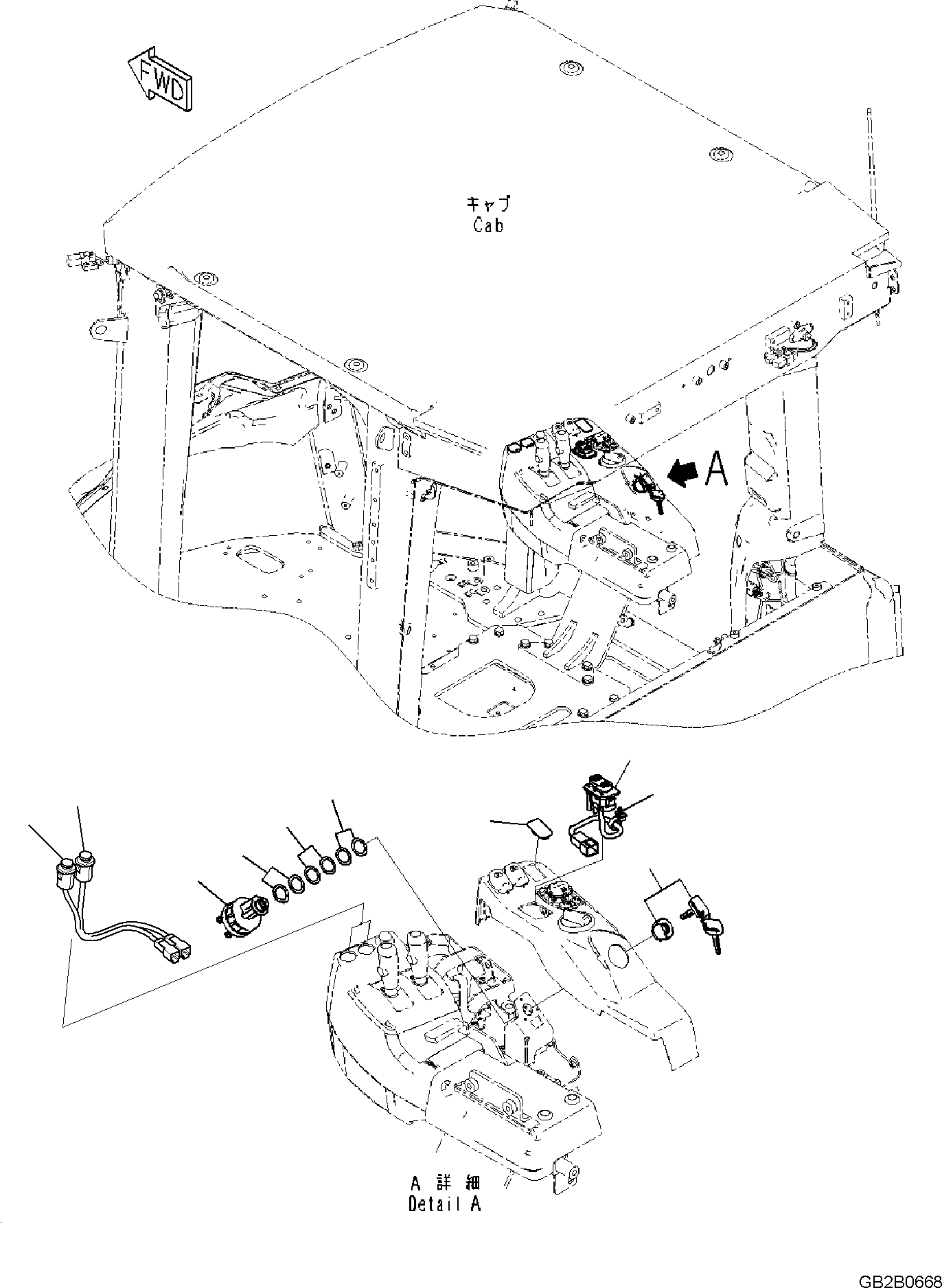Выключатель 421-06-71171 KOMATSU