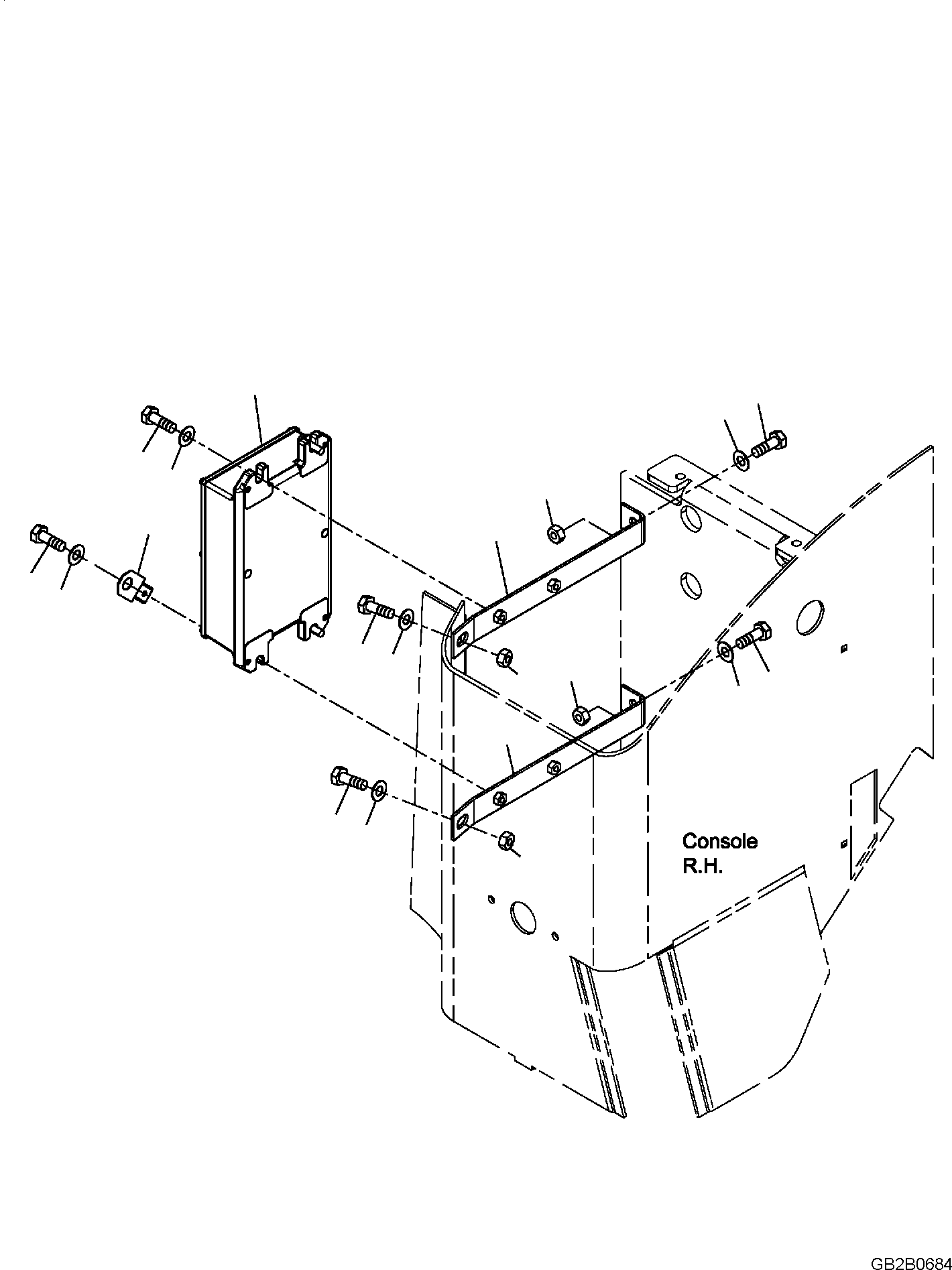 Bracket, KOMTRAX 42W-06-31540 KOMATSU
